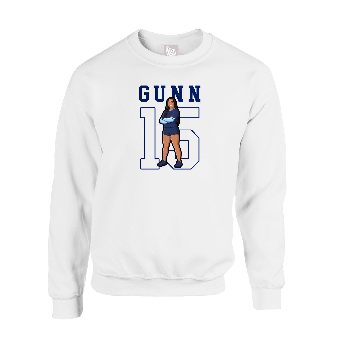Fleece Crew — Shirsey in White