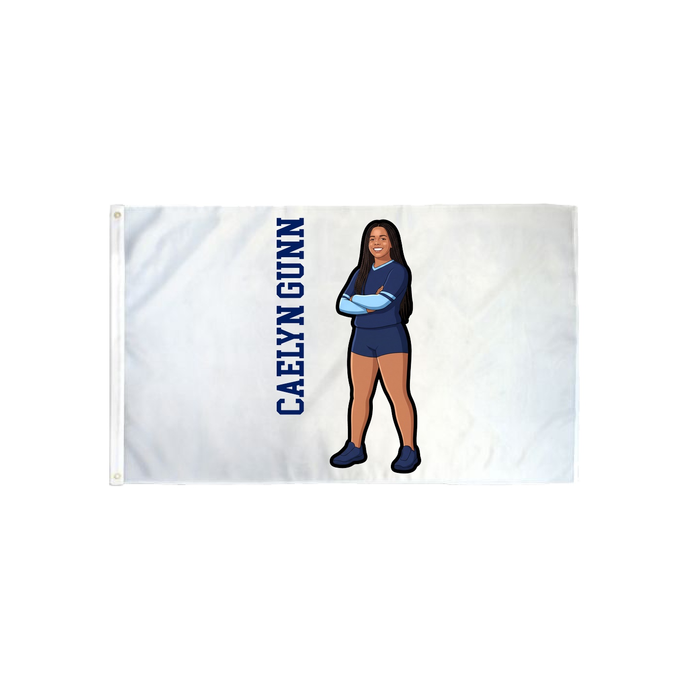 3x5 Flag — Name Vertical in Classic