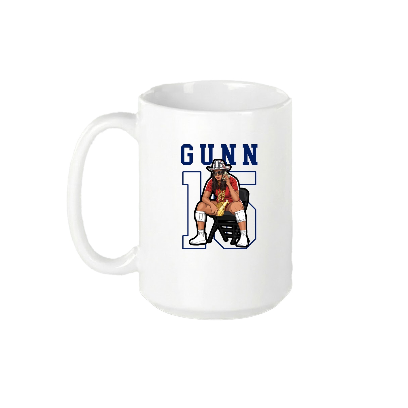 15oz Coffee Mug — Shirsey in White