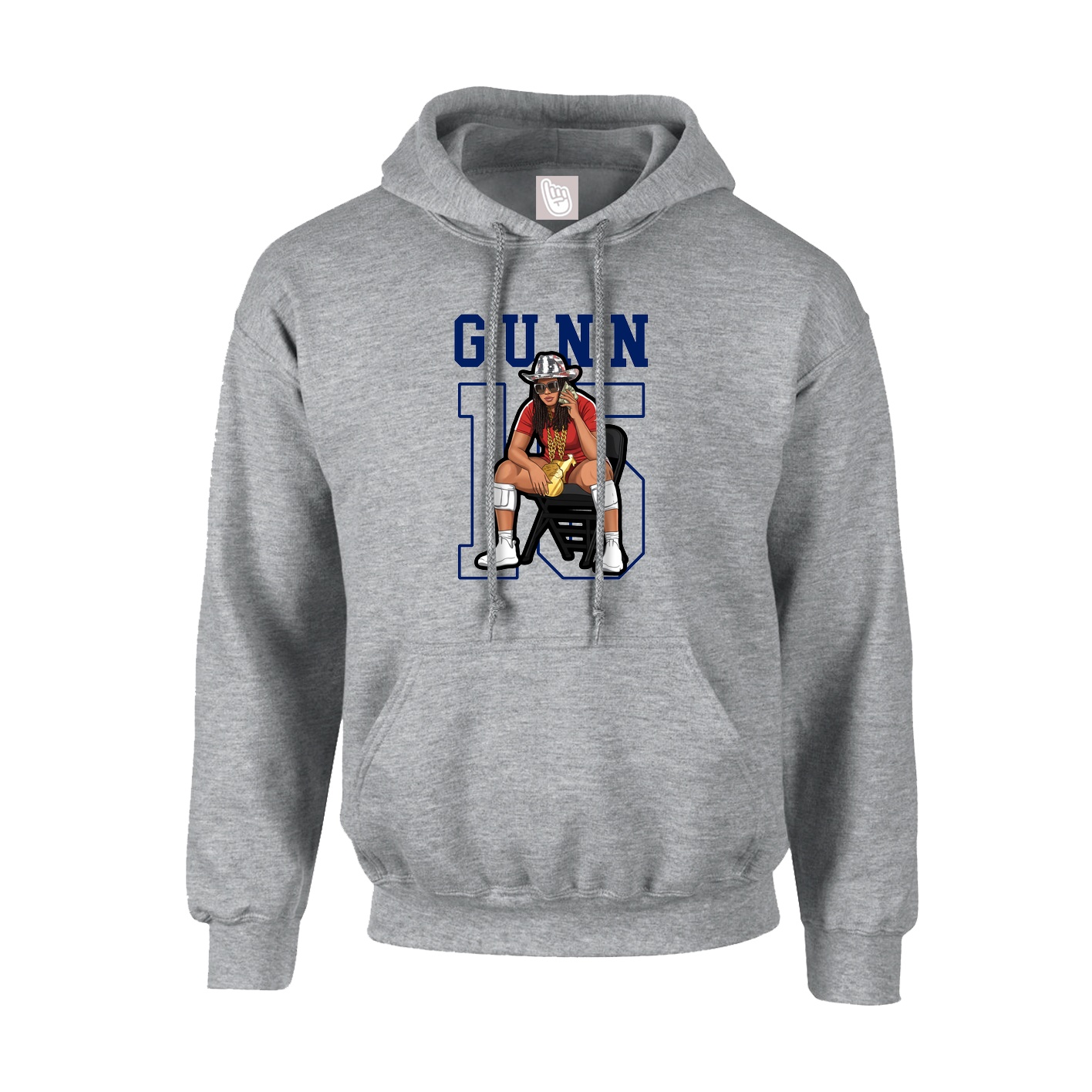Hoodie — Shirsey in Grey