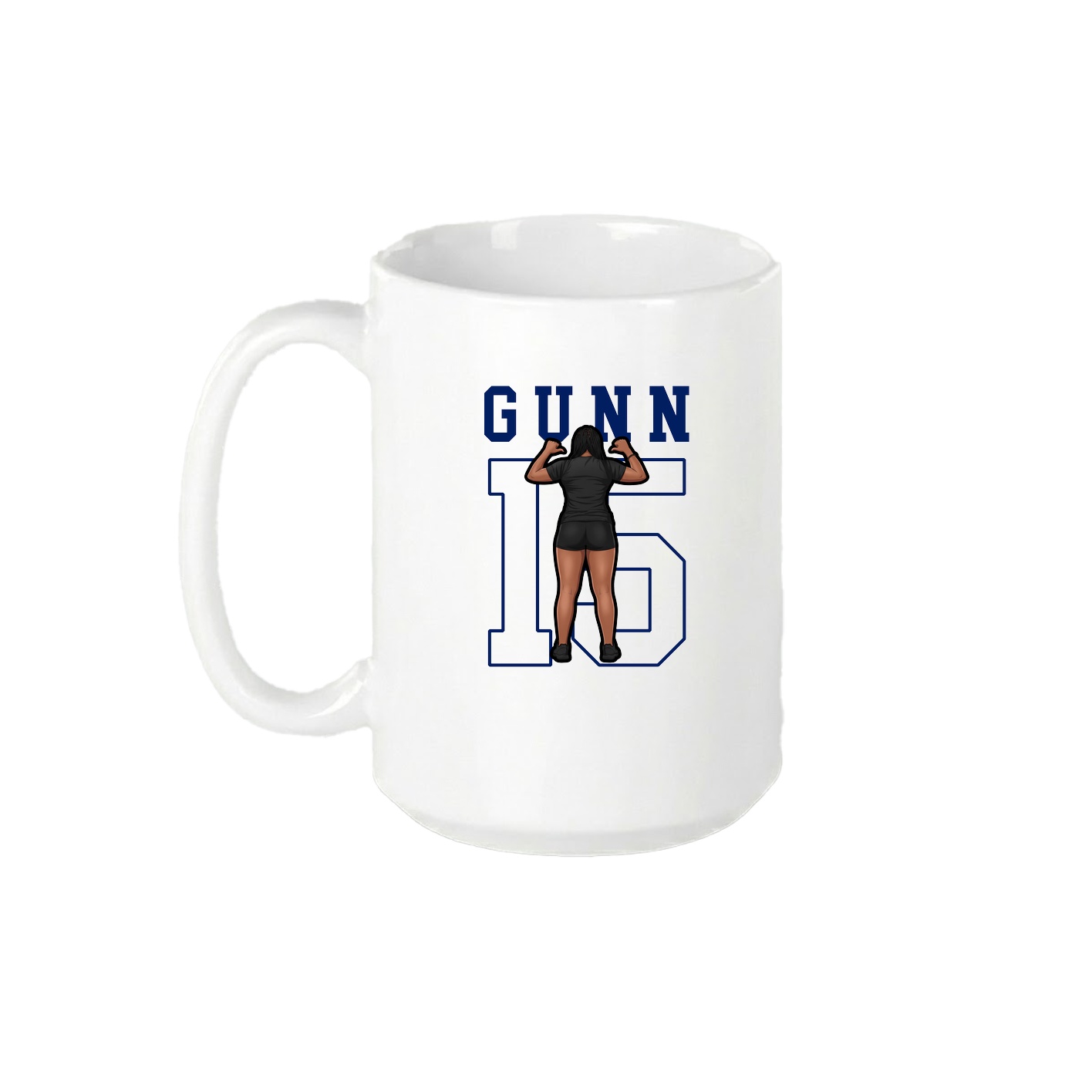 15oz Coffee Mug — Shirsey in White