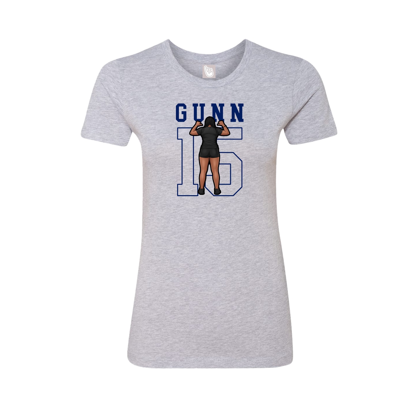Fitted Women's Tee — Shirsey in Grey