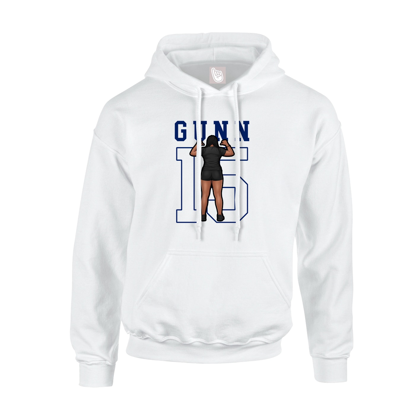 Hoodie — Shirsey in White