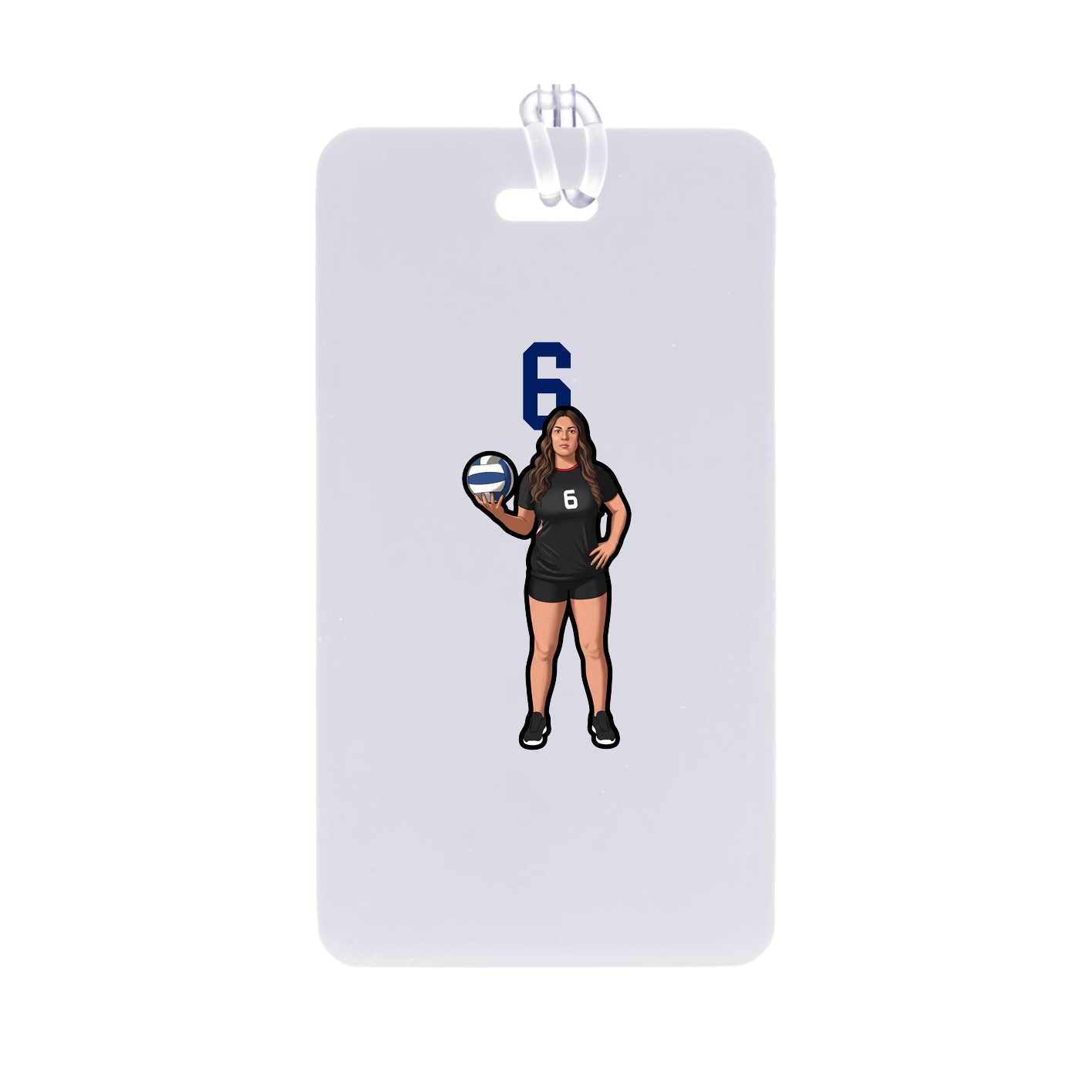 Bag Tag — Number Top in Classic