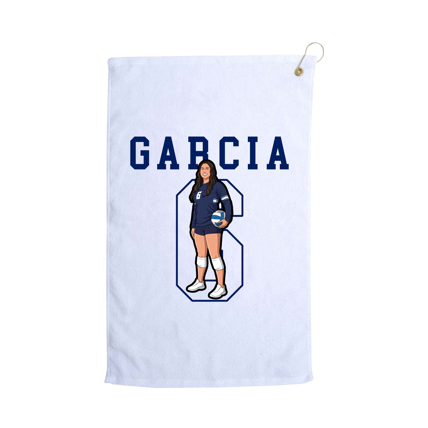 Golf Towel — Shirsey in White