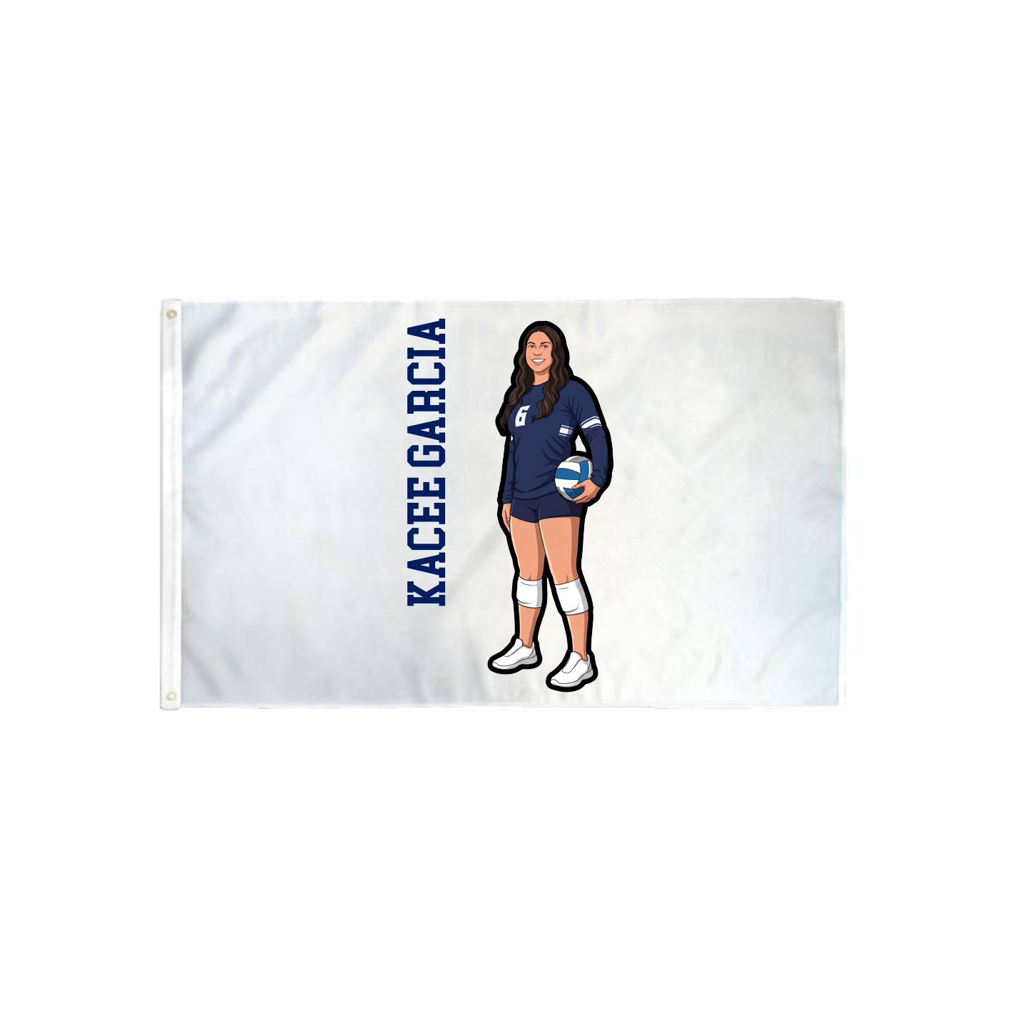 3x5 Flag — Name Vertical in Classic