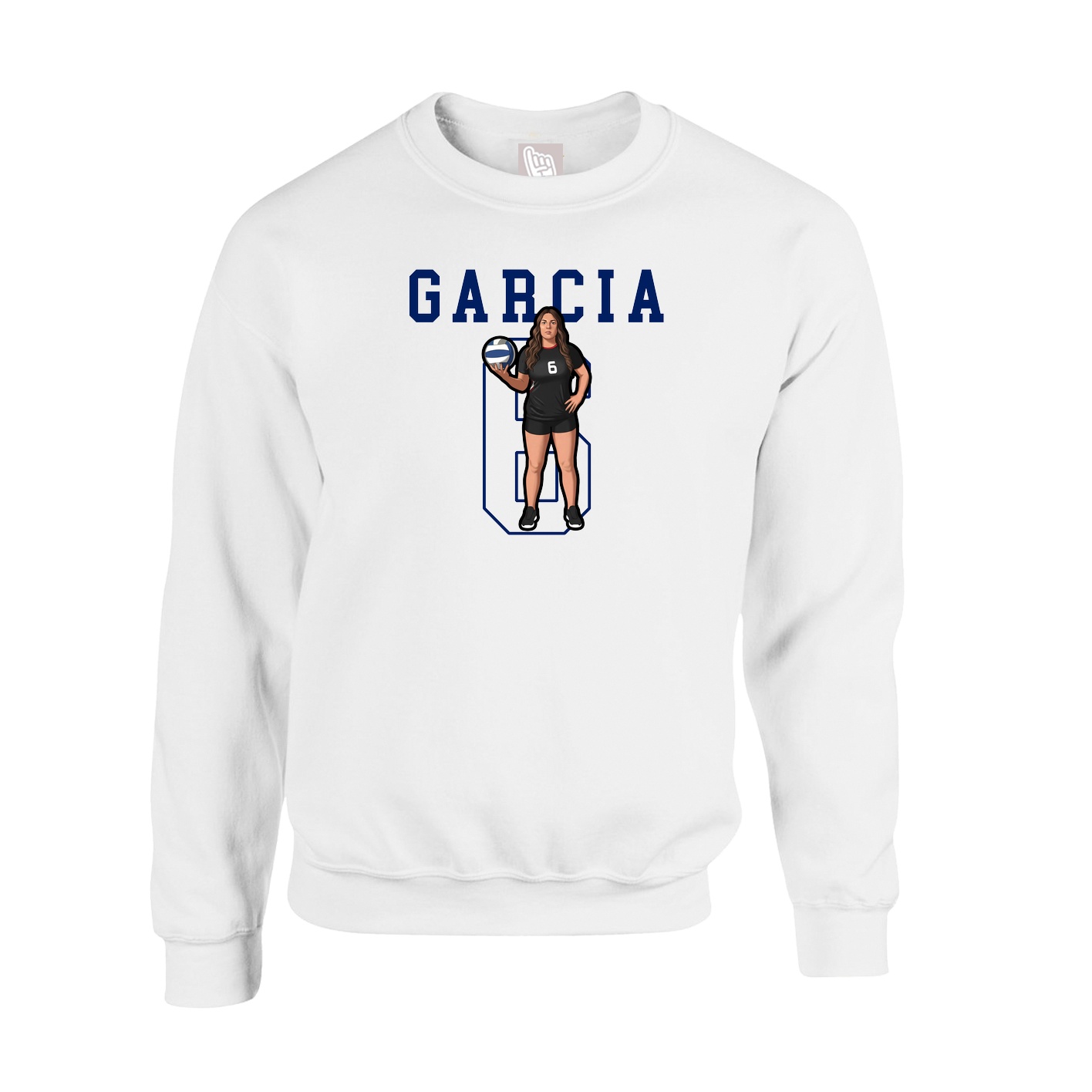 Fleece Crew — Shirsey in White