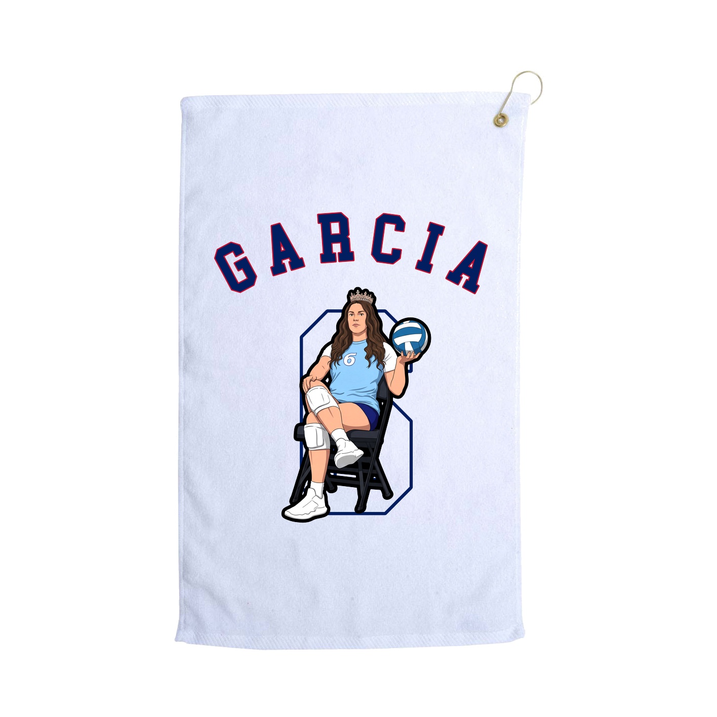 Golf Towel — Shirsey Arch in White