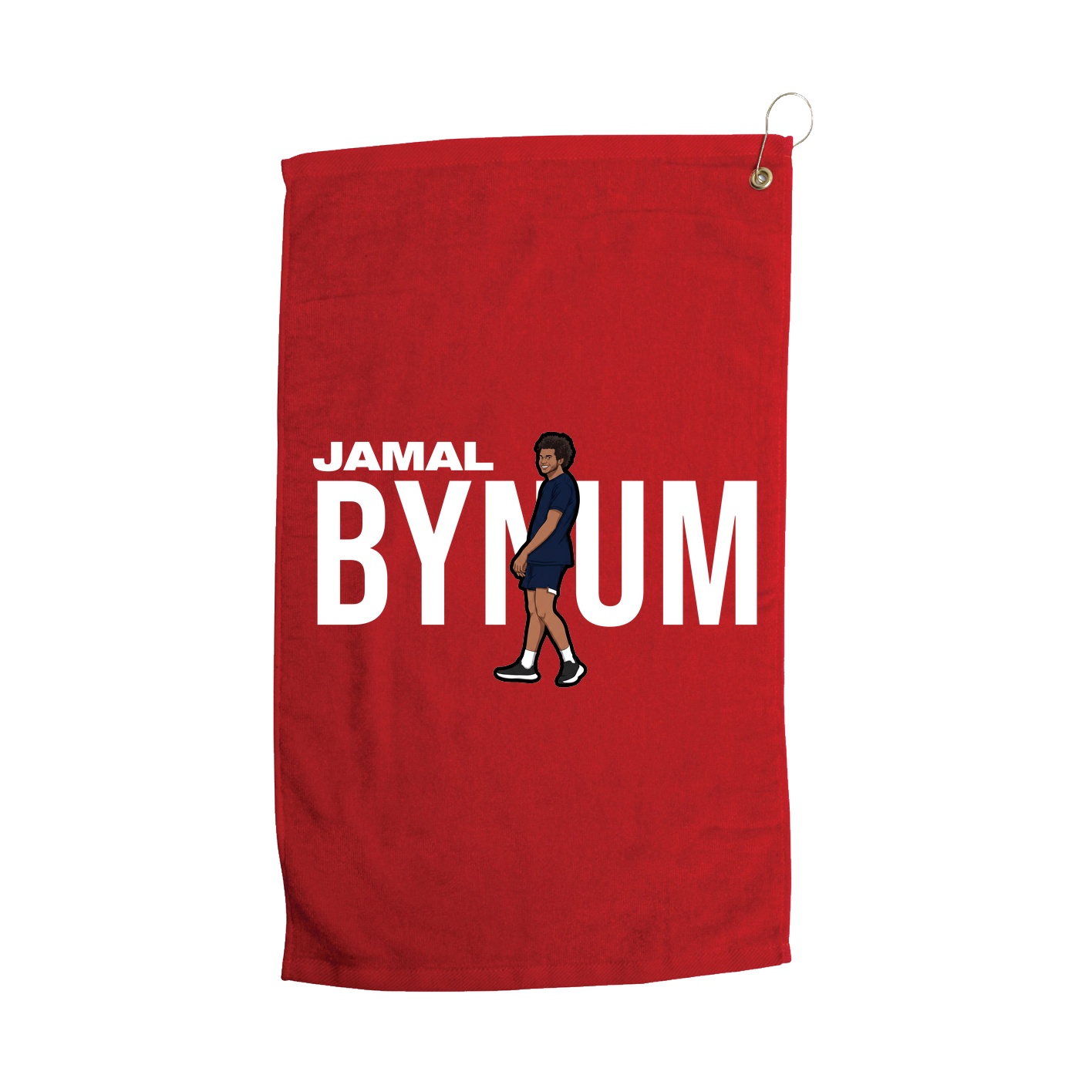 Golf Towel — Player Name in Red