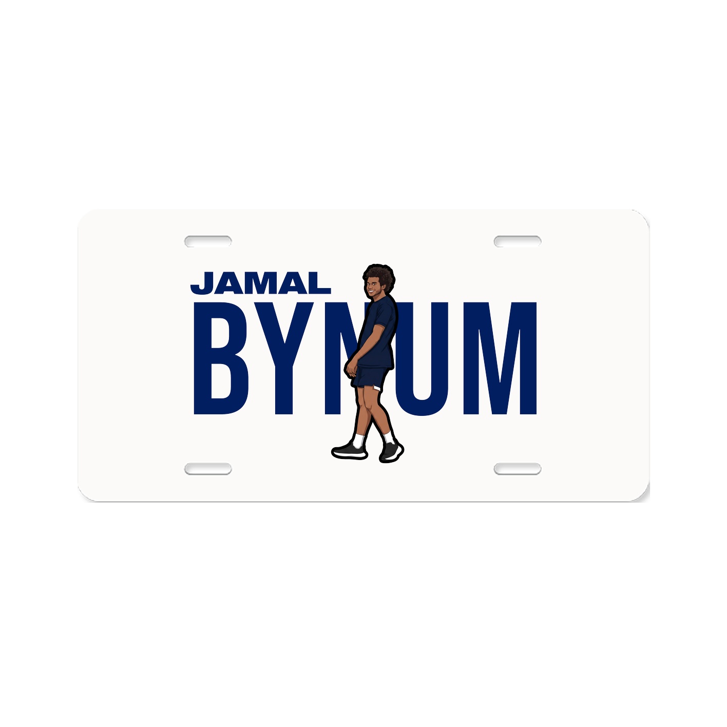 License Plate — Player Name in Classic