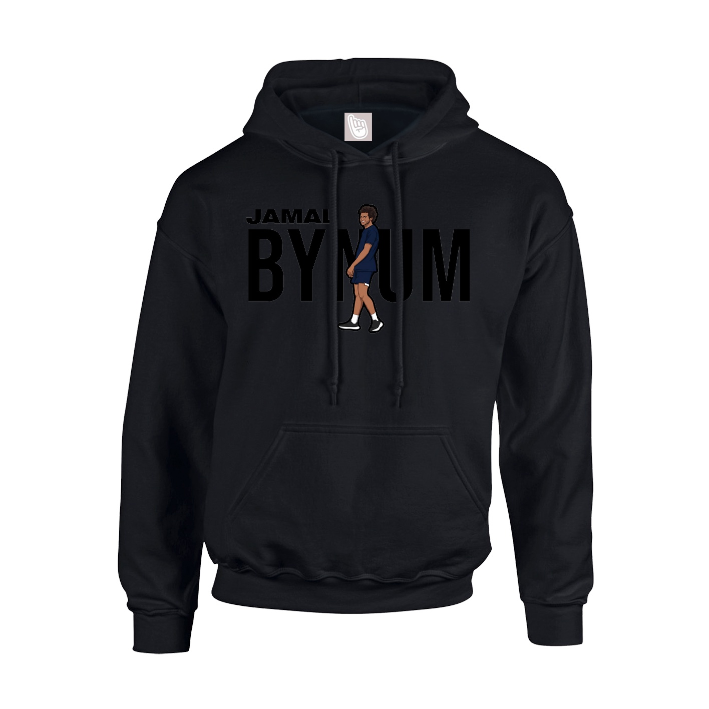 Youth Hoodie — Player Name in Black