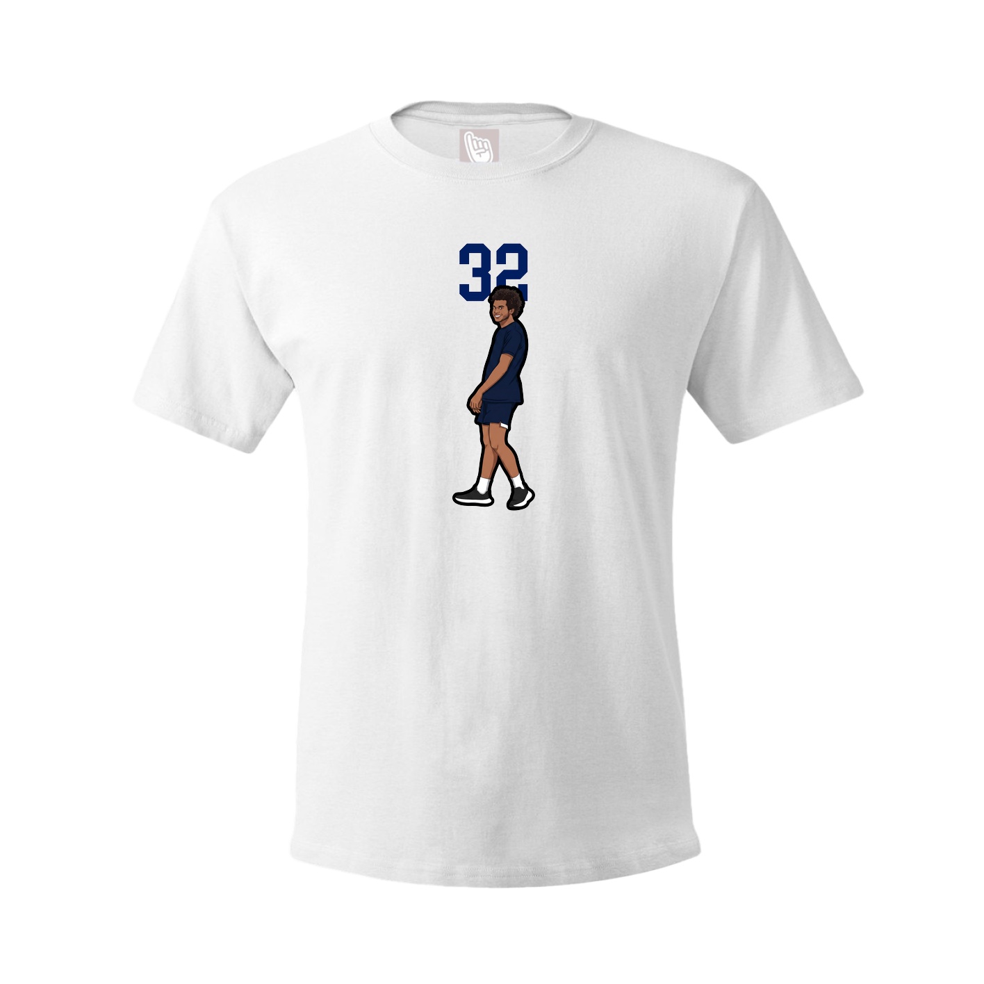Tee — Number Top in White