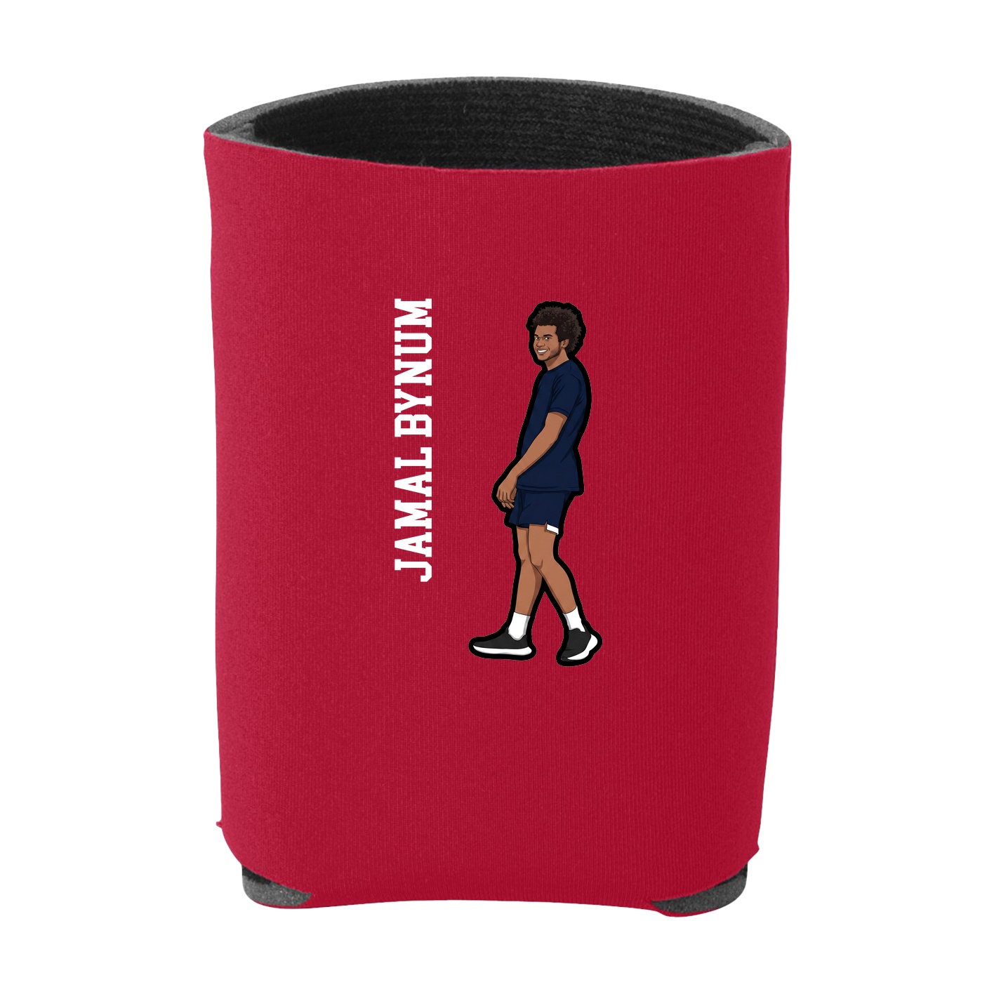 Can Holder — Name Vertical in Red