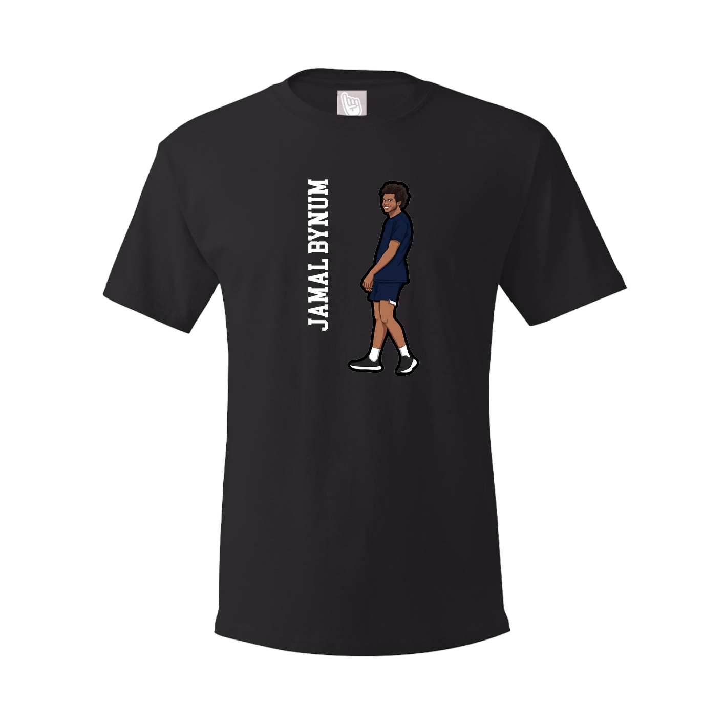 Youth Tee — Name Vertical in Black