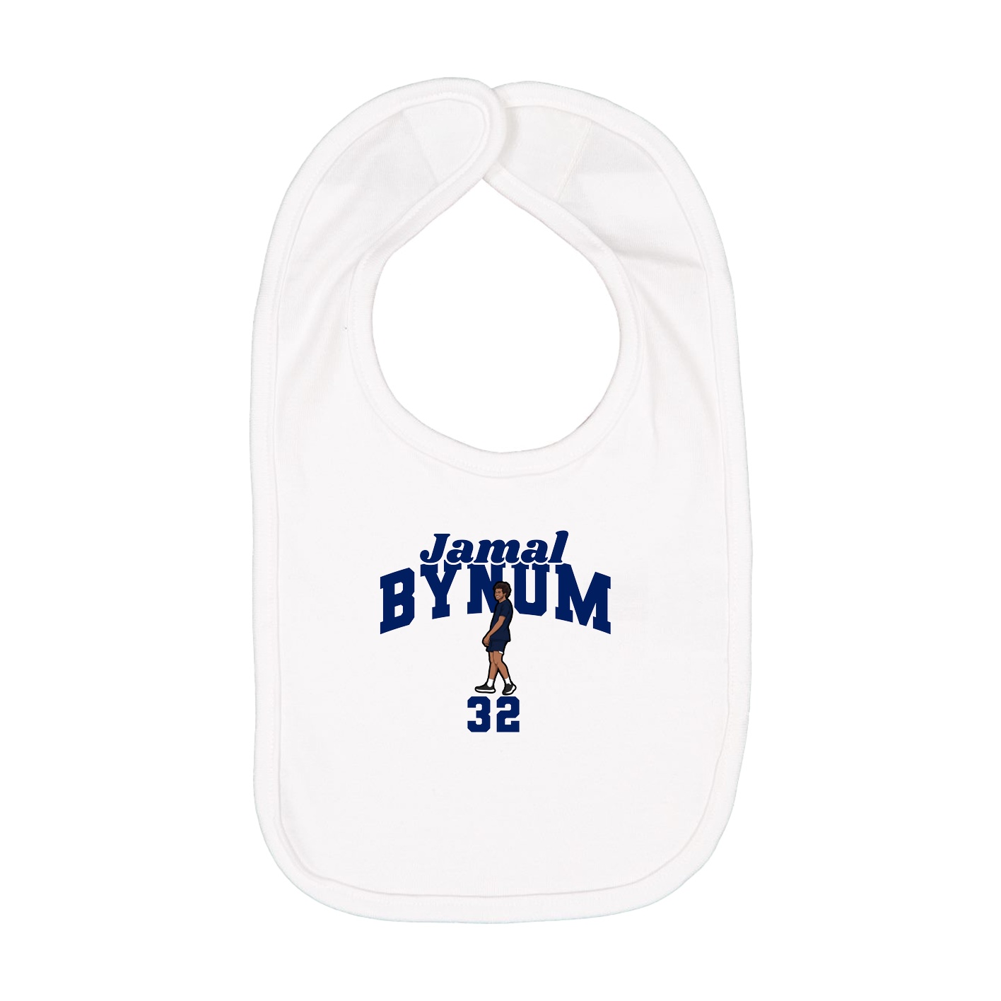 Infant Bib — Signature Arch in White