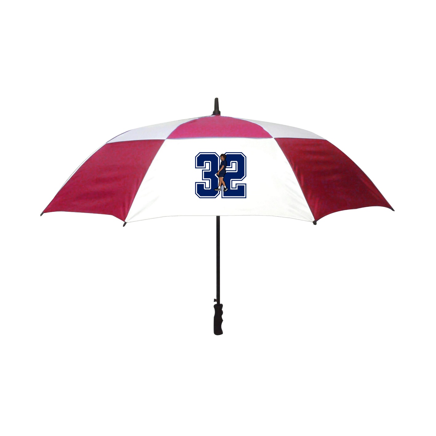 Golf Umbrella — Number in Red
