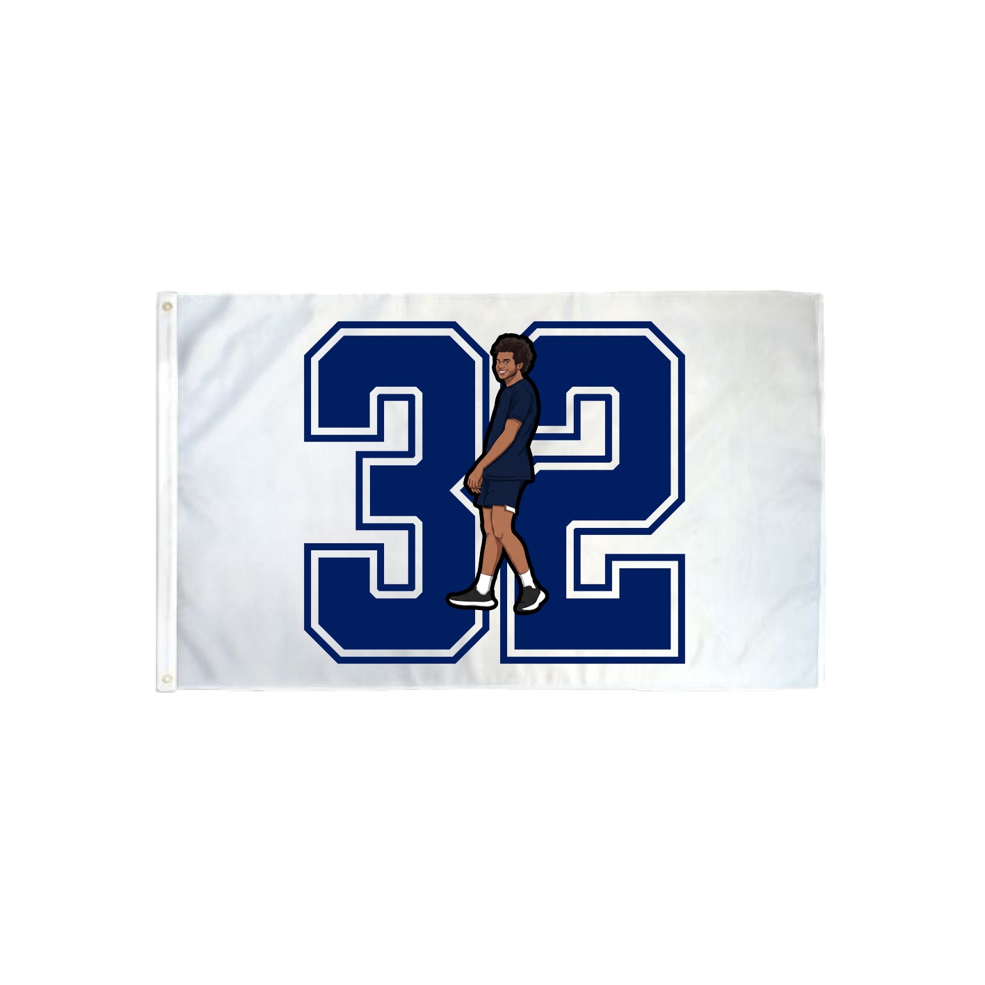 3x5 Flag — Number in Classic