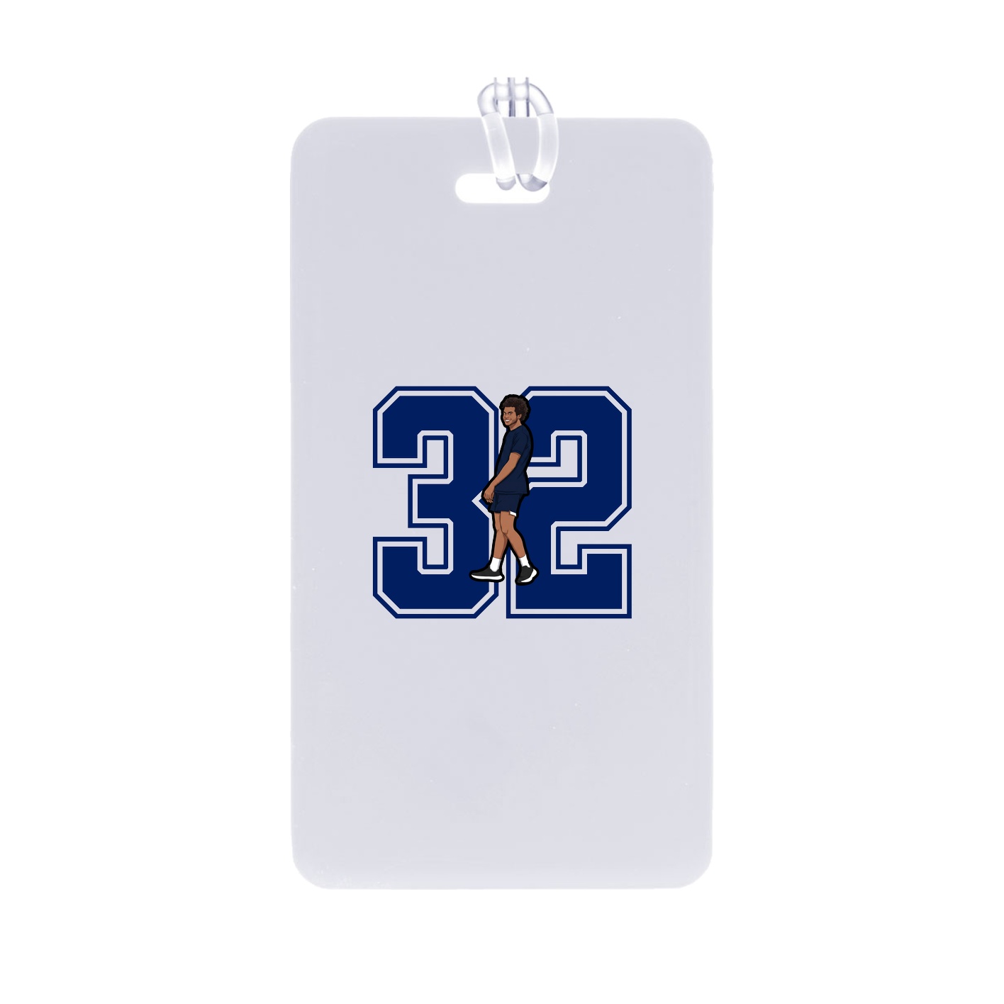Bag Tag — Number in Classic