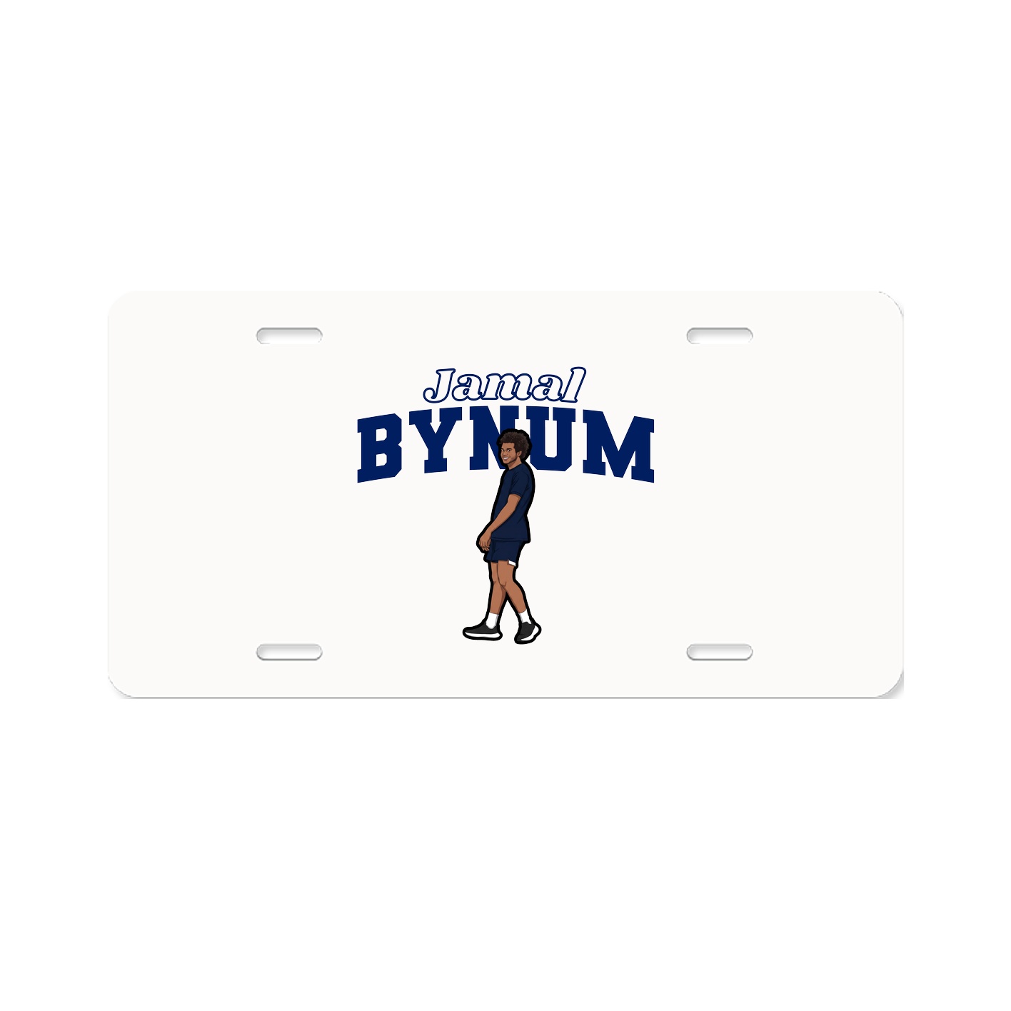 License Plate — Name Arch in Classic