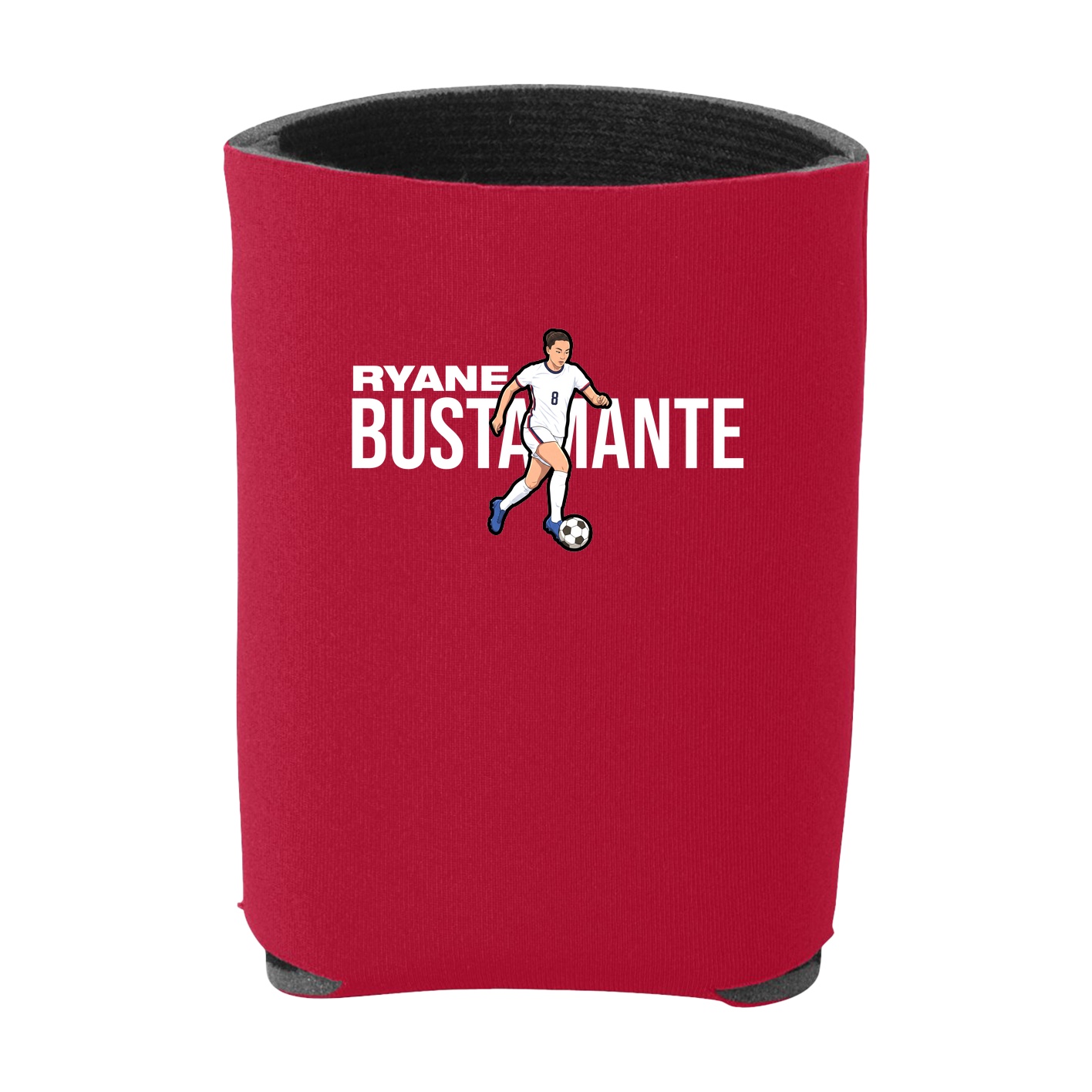 Can Holder — Player Name in Red
