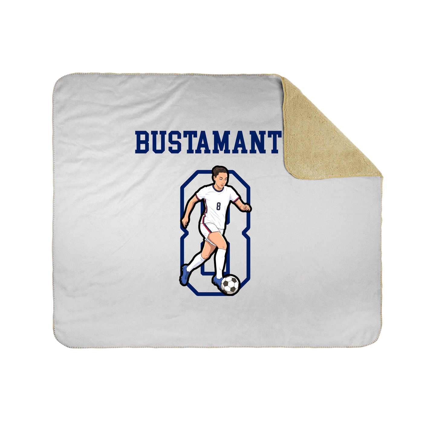 Throw Blanket — Shirsey in White