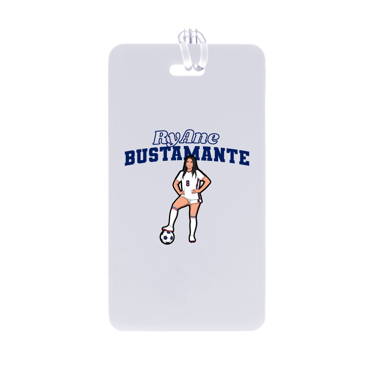Bag Tag — Name Arch in Classic
