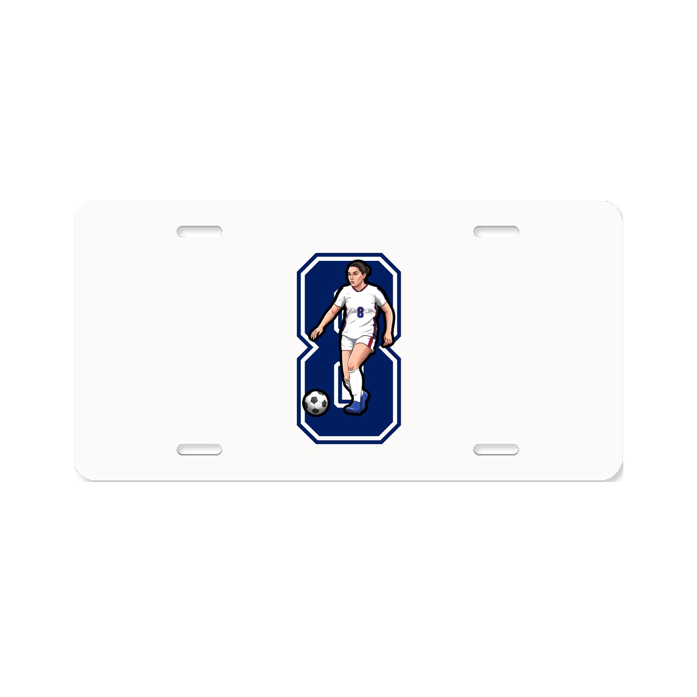 License Plate — Number in Classic