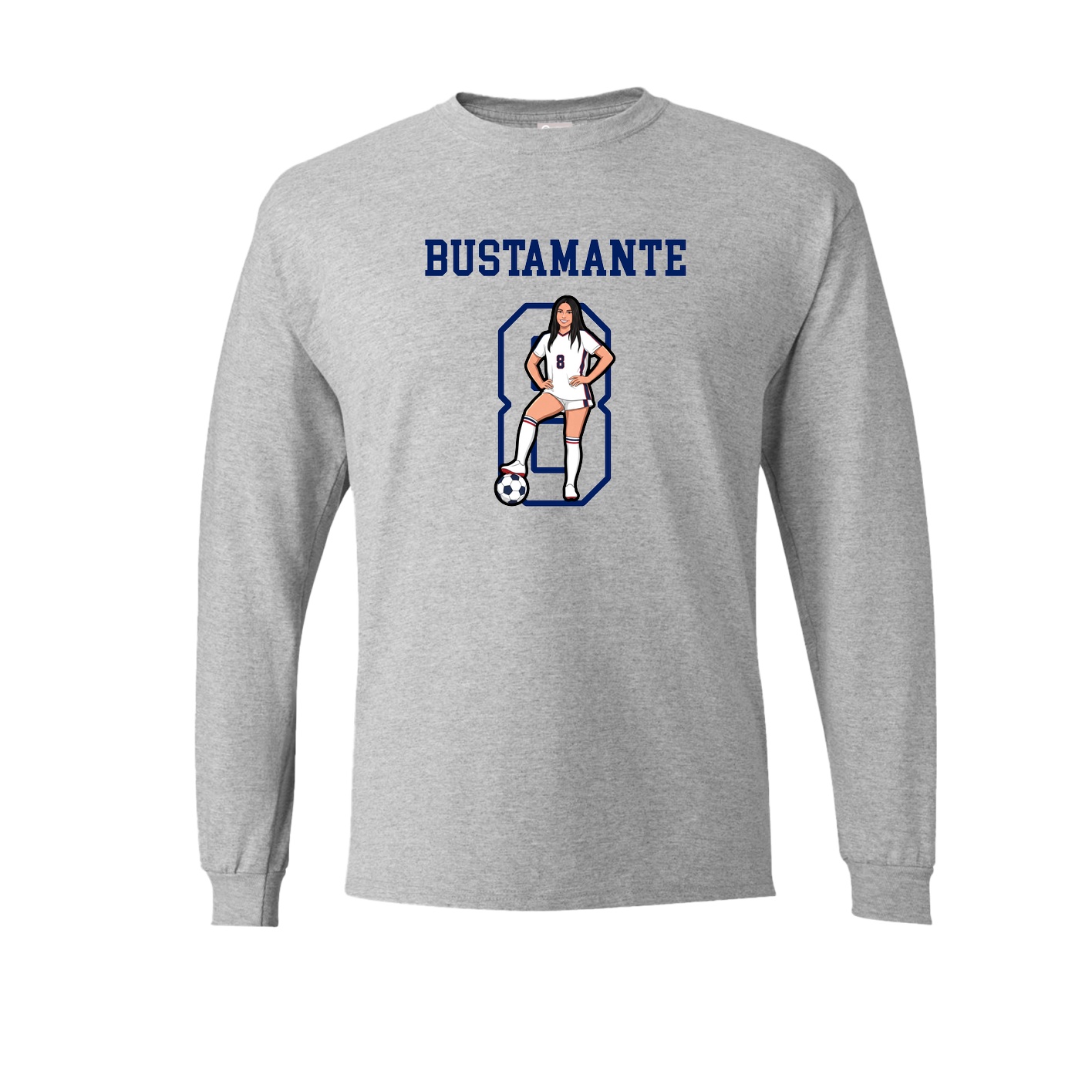 Long Sleeve Tee — Shirsey in Grey