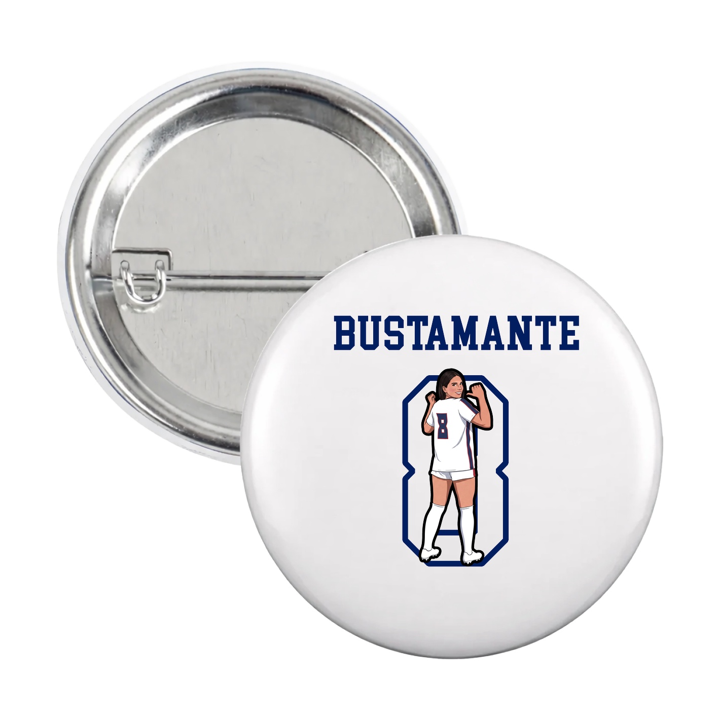 Game Day Button — Shirsey in White