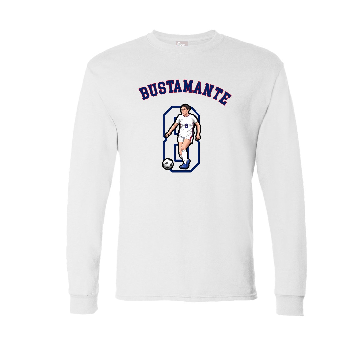 Long Sleeve Tee — Shirsey Arch in White