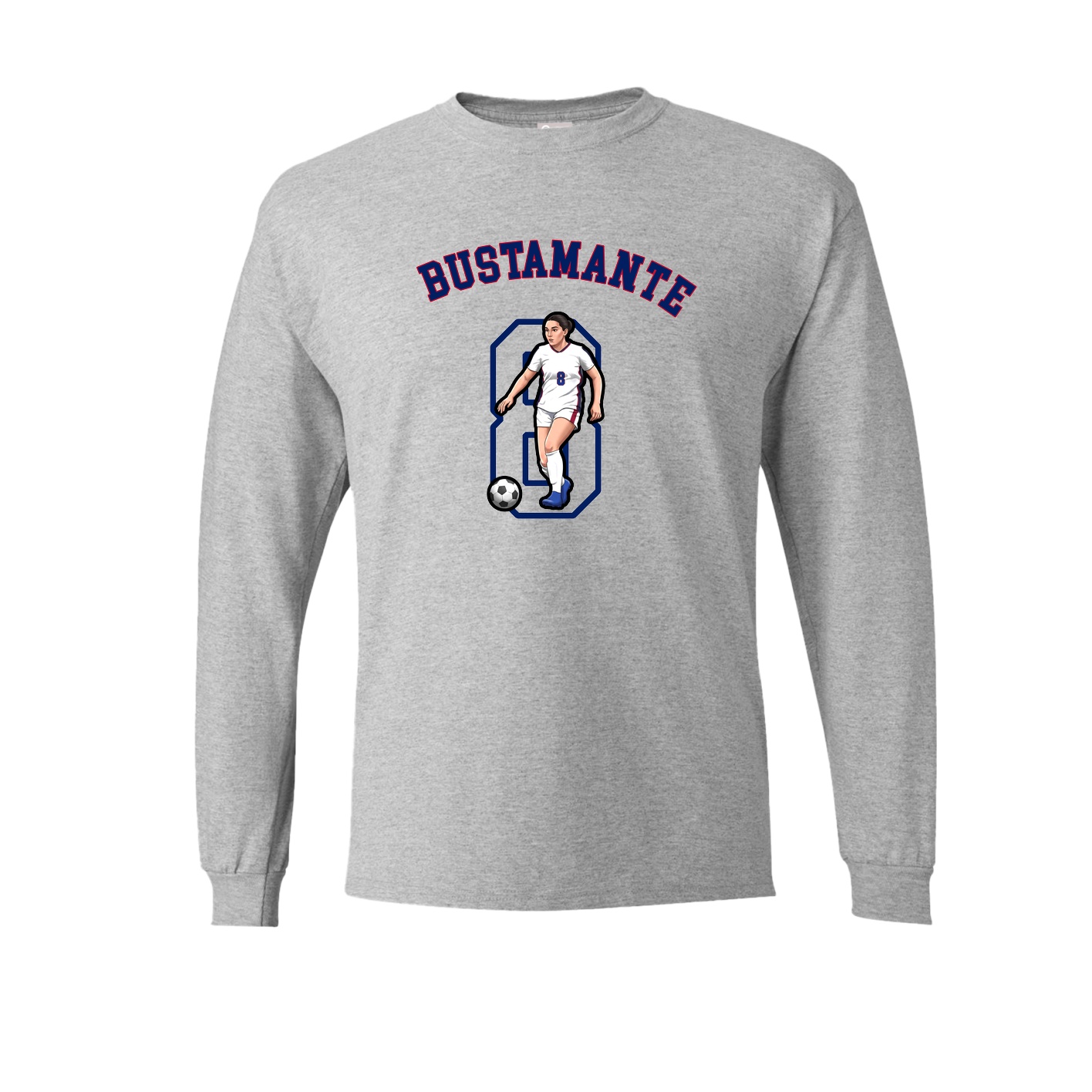 Long Sleeve Tee — Shirsey Arch in Grey