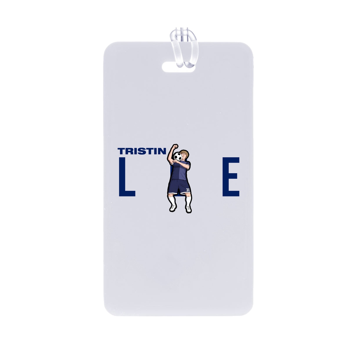 Bag Tag — Player Name in Classic