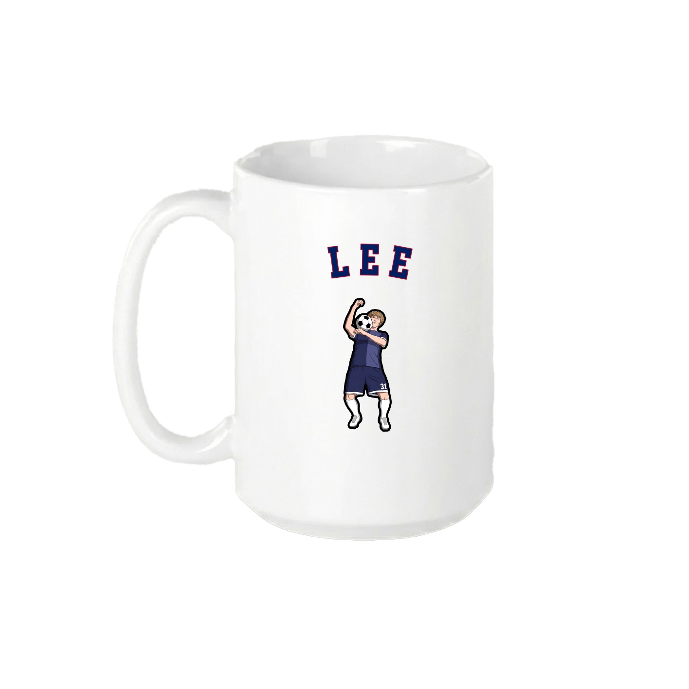 15oz Coffee Mug — Shirsey Arch in White