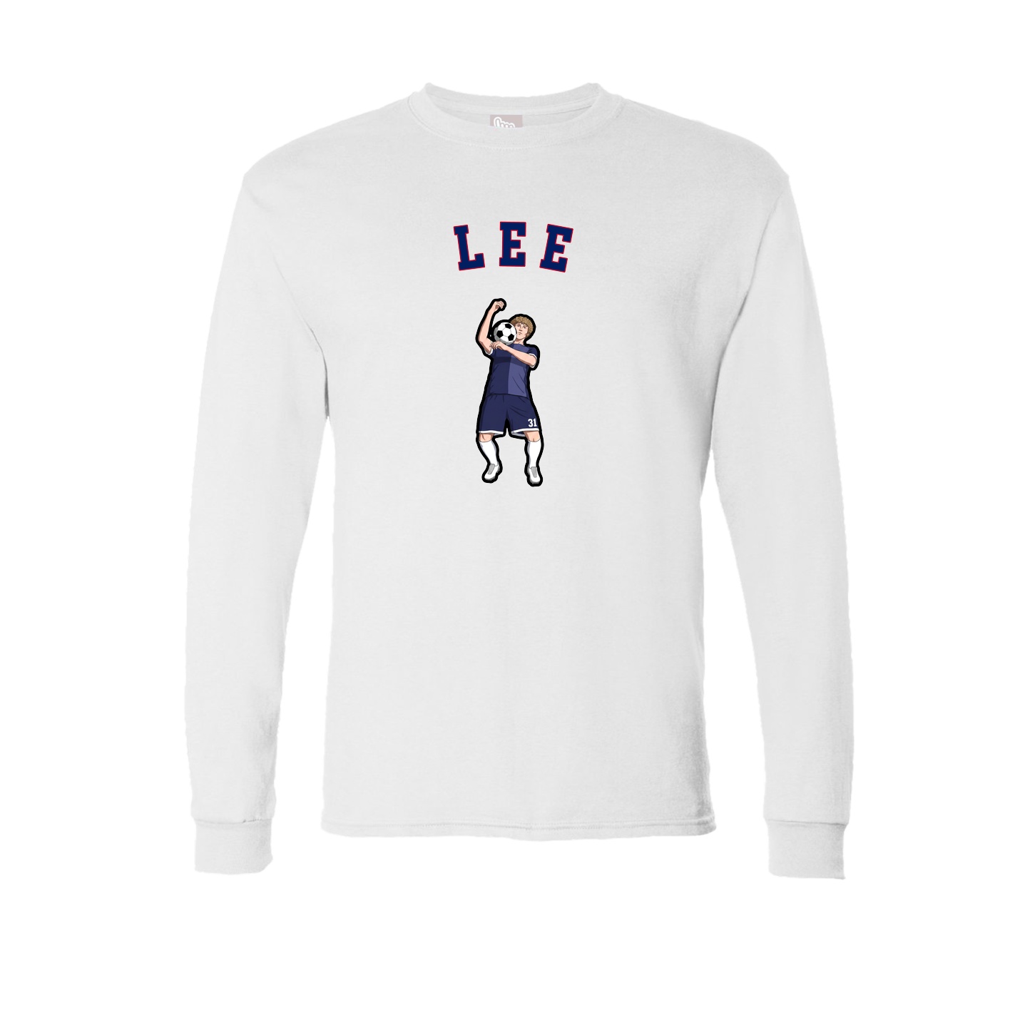 Long Sleeve Tee — Shirsey Arch in White