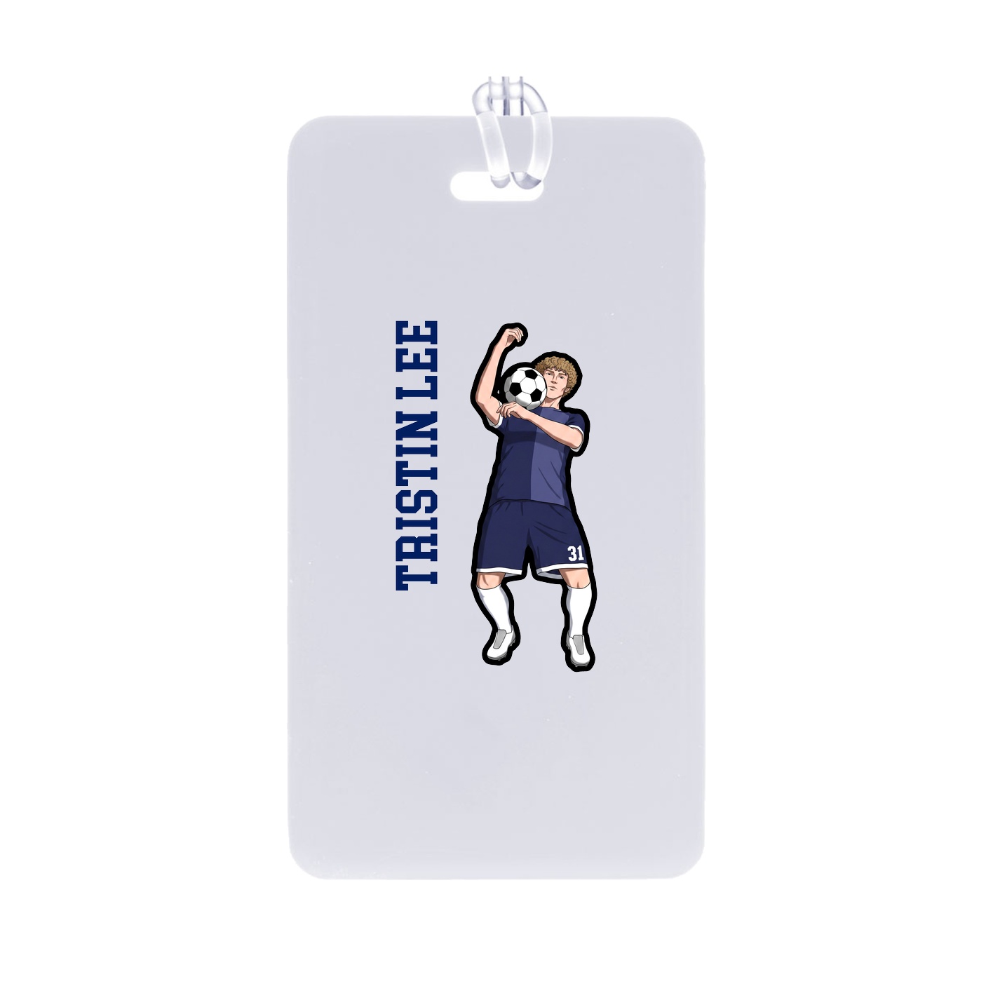 Bag Tag — Name Vertical in Classic
