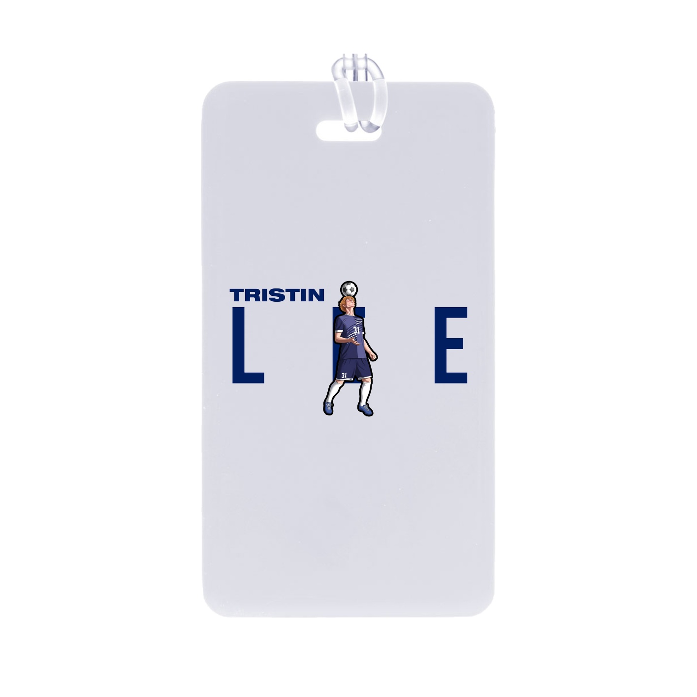 Bag Tag — Player Name in Classic