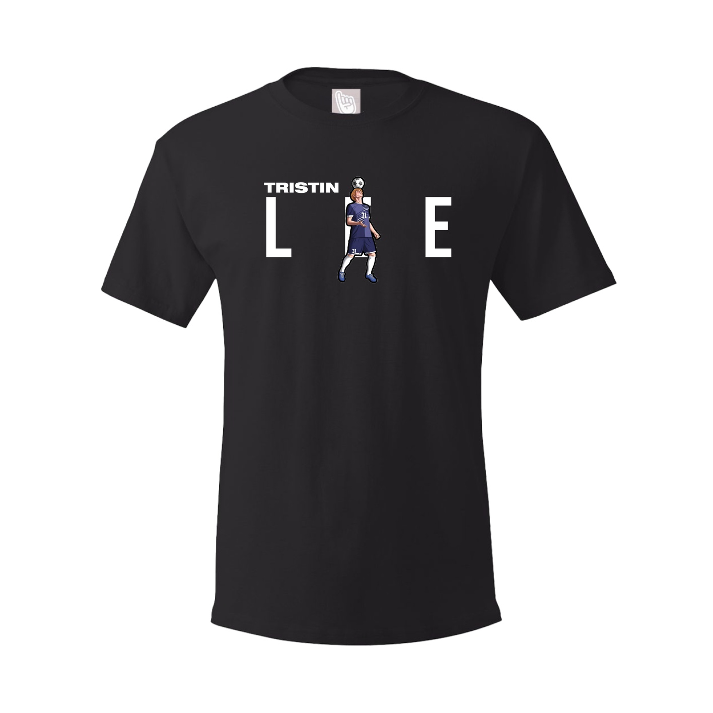 Youth Tee — Player Name in Black