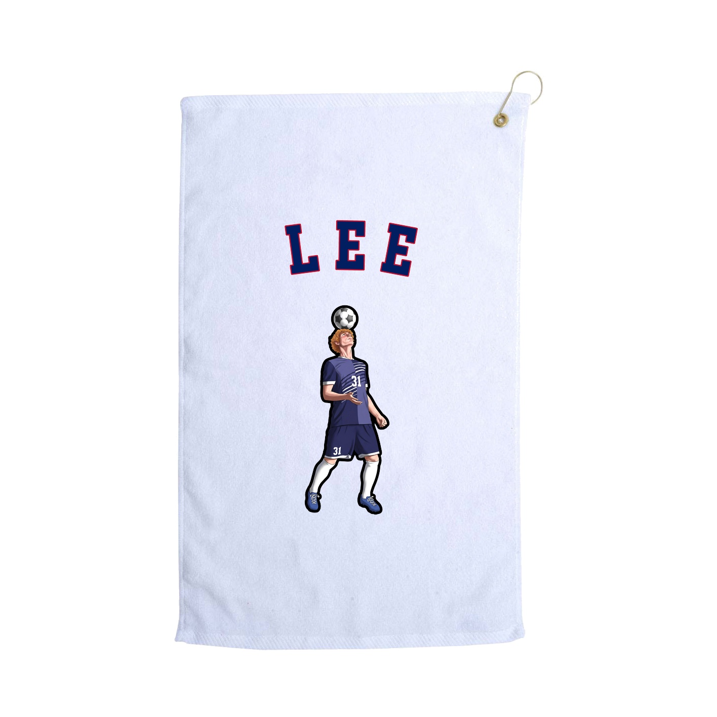 Golf Towel — Shirsey Arch in White