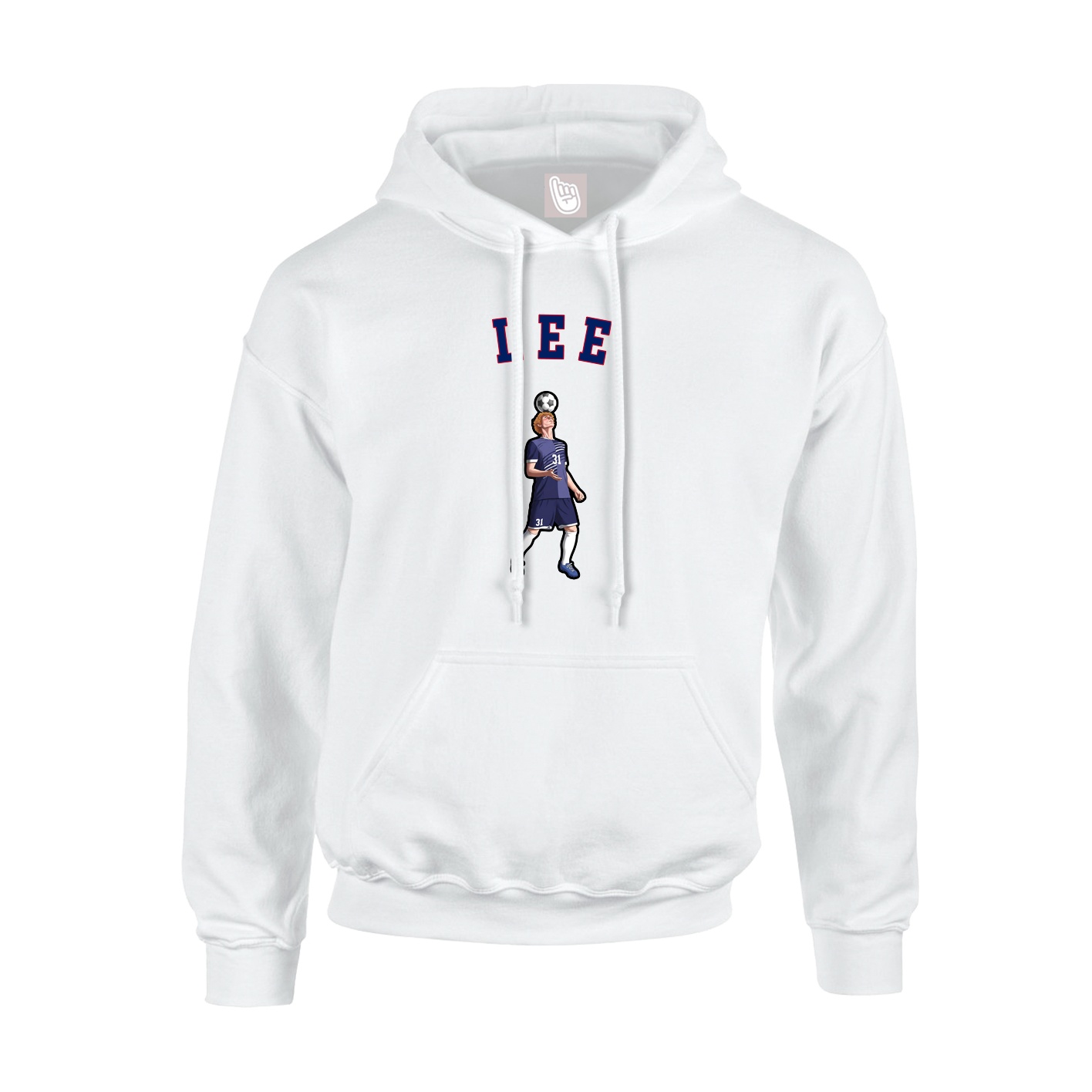 Youth Hoodie — Shirsey Arch in White