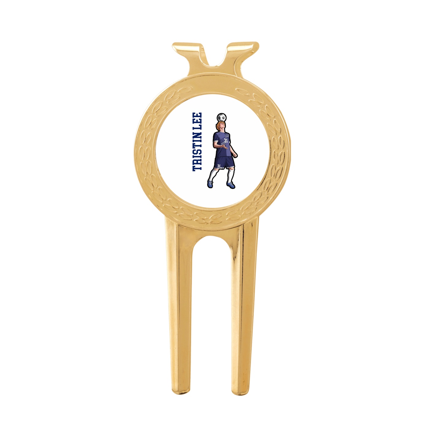 Divot Tool with Ball Marker — Name Vertical in Classic