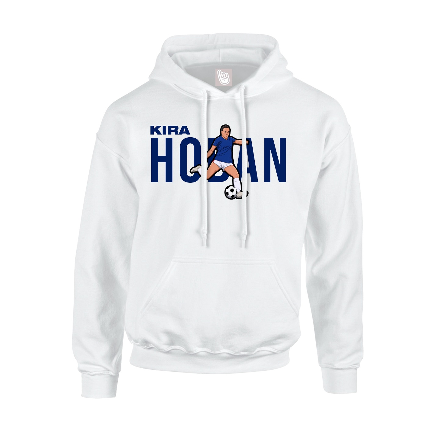 Hoodie — Player Name in White