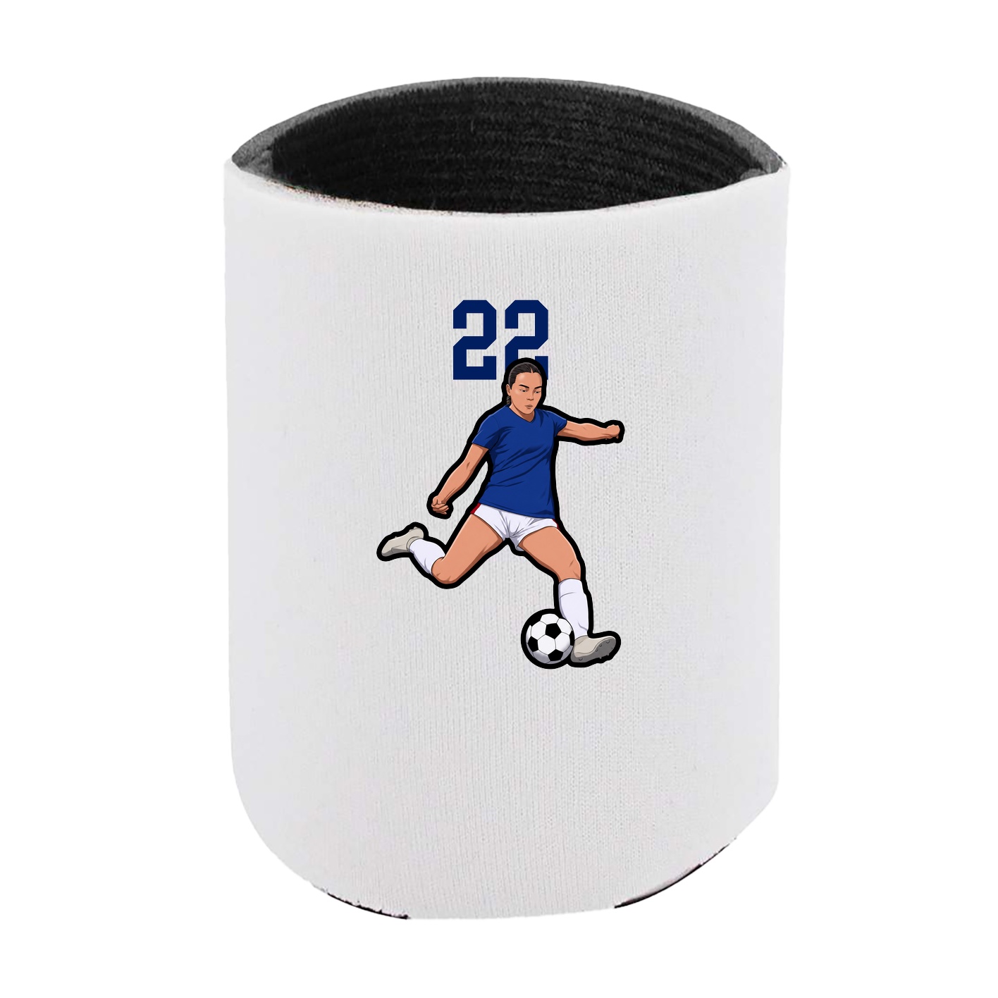Can Holder — Number Top in White