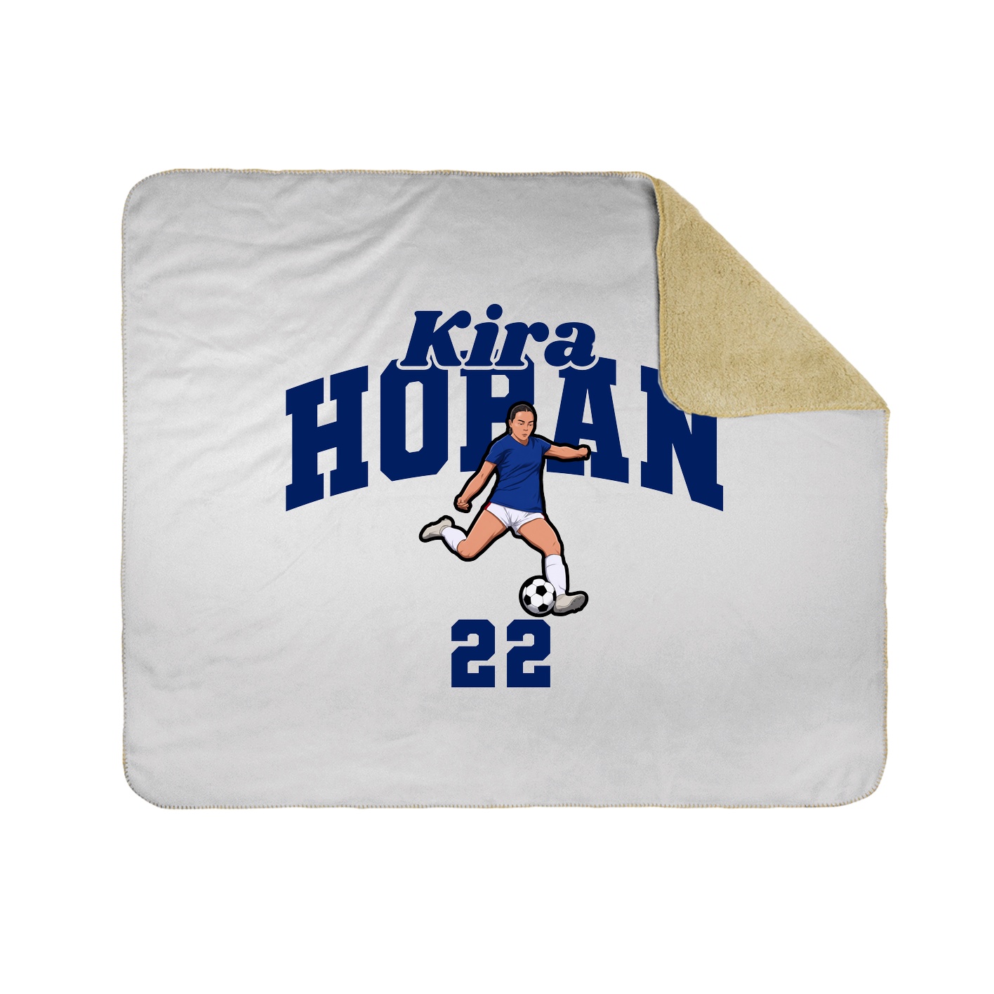 Throw Blanket — Signature Arch in White