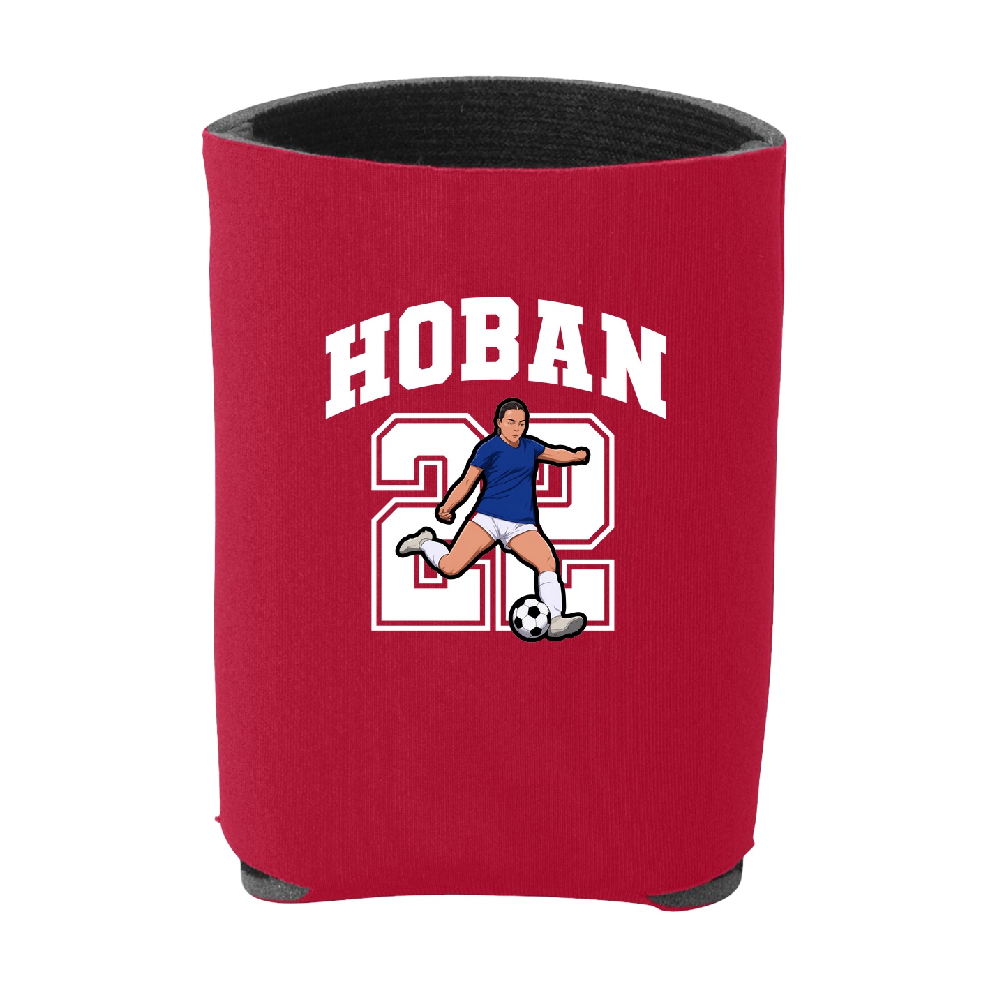 Can Holder — Number in Red