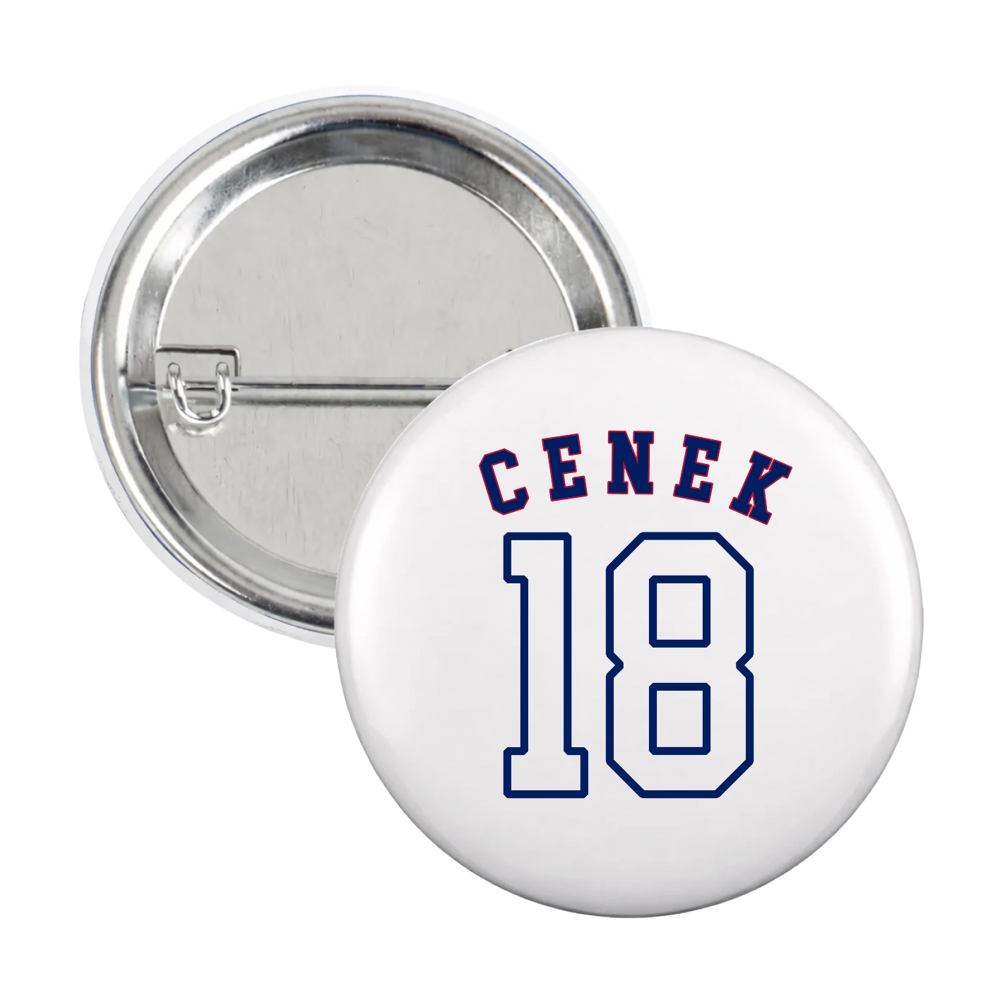 Game Day Button — Shirsey Arch in White