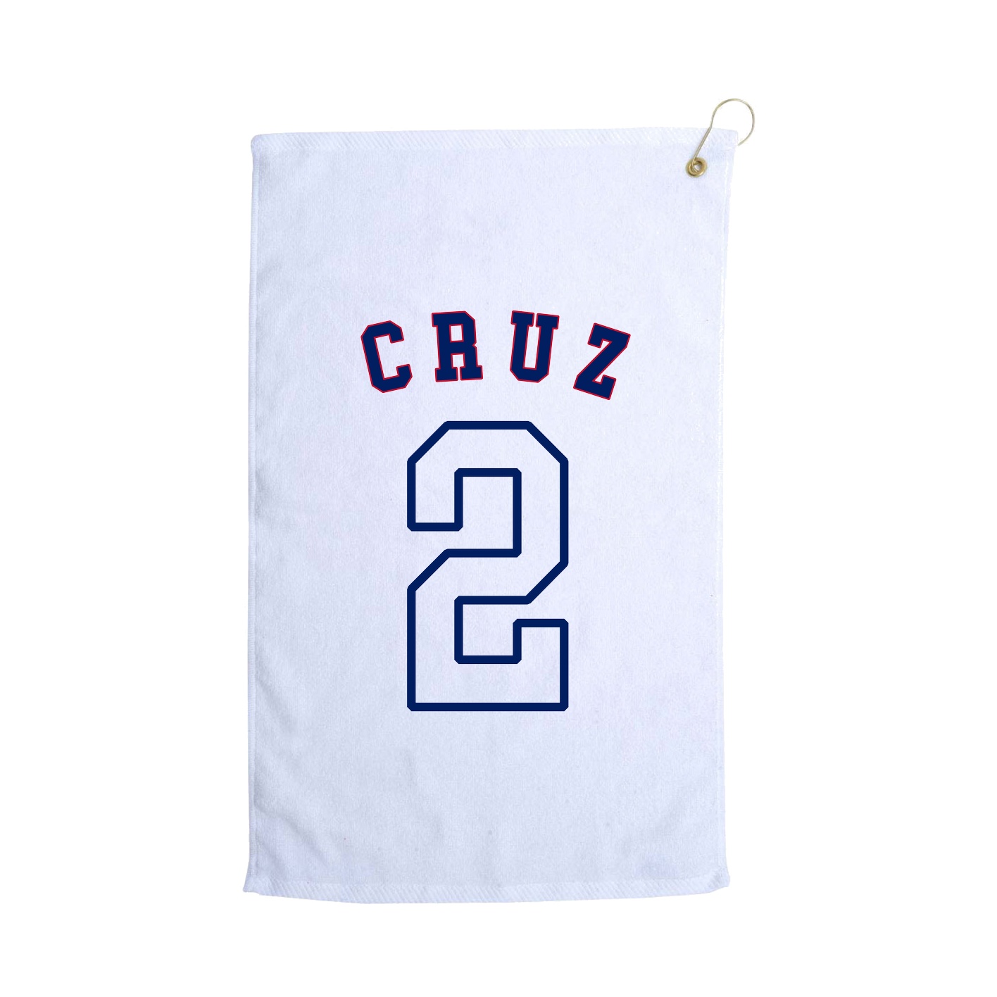 Golf Towel — Shirsey Arch in White