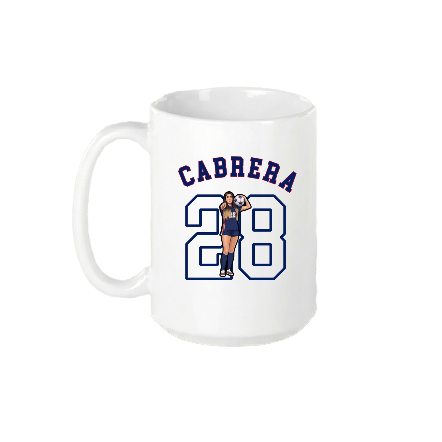 15oz Coffee Mug — Shirsey Arch in White