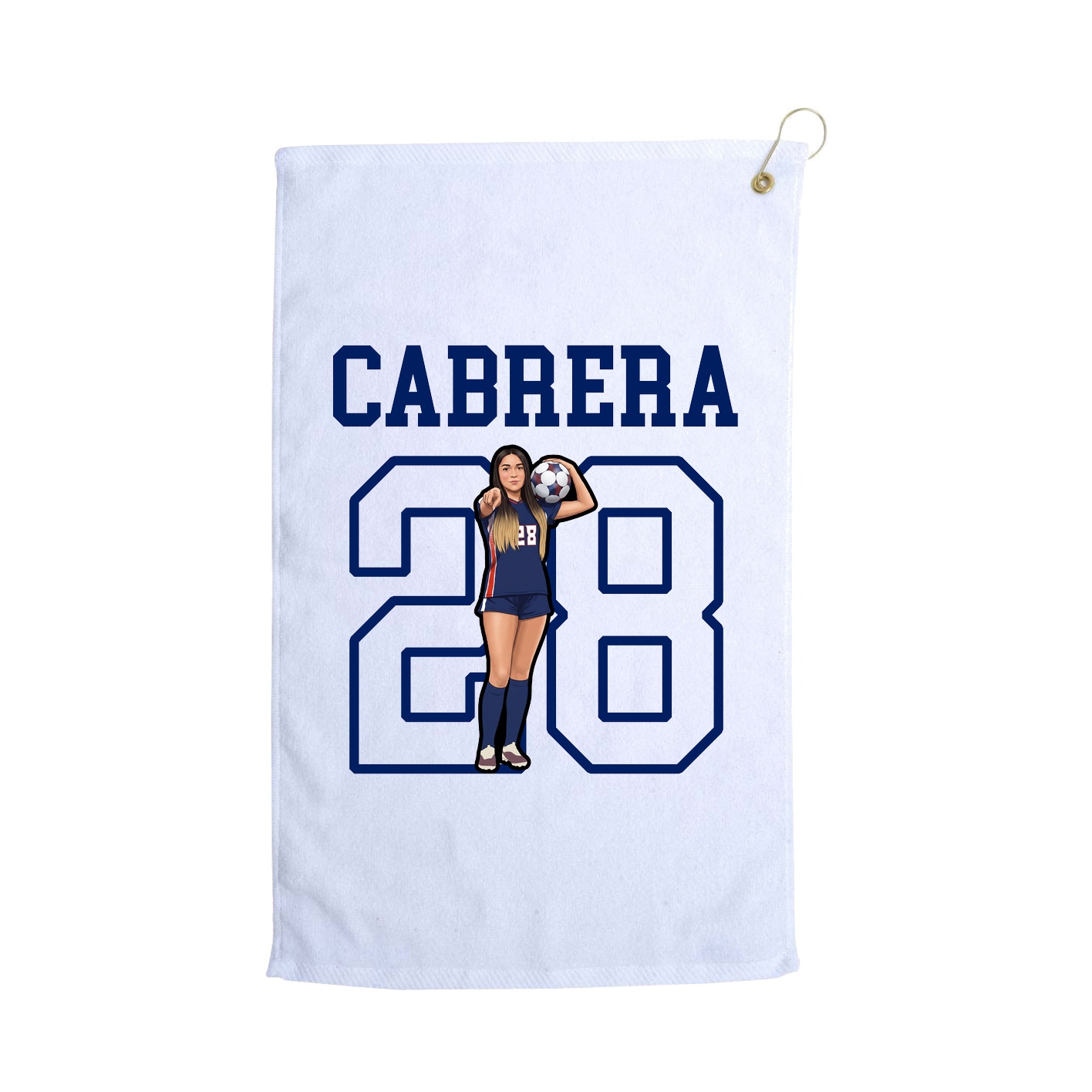 Golf Towel — Shirsey in White
