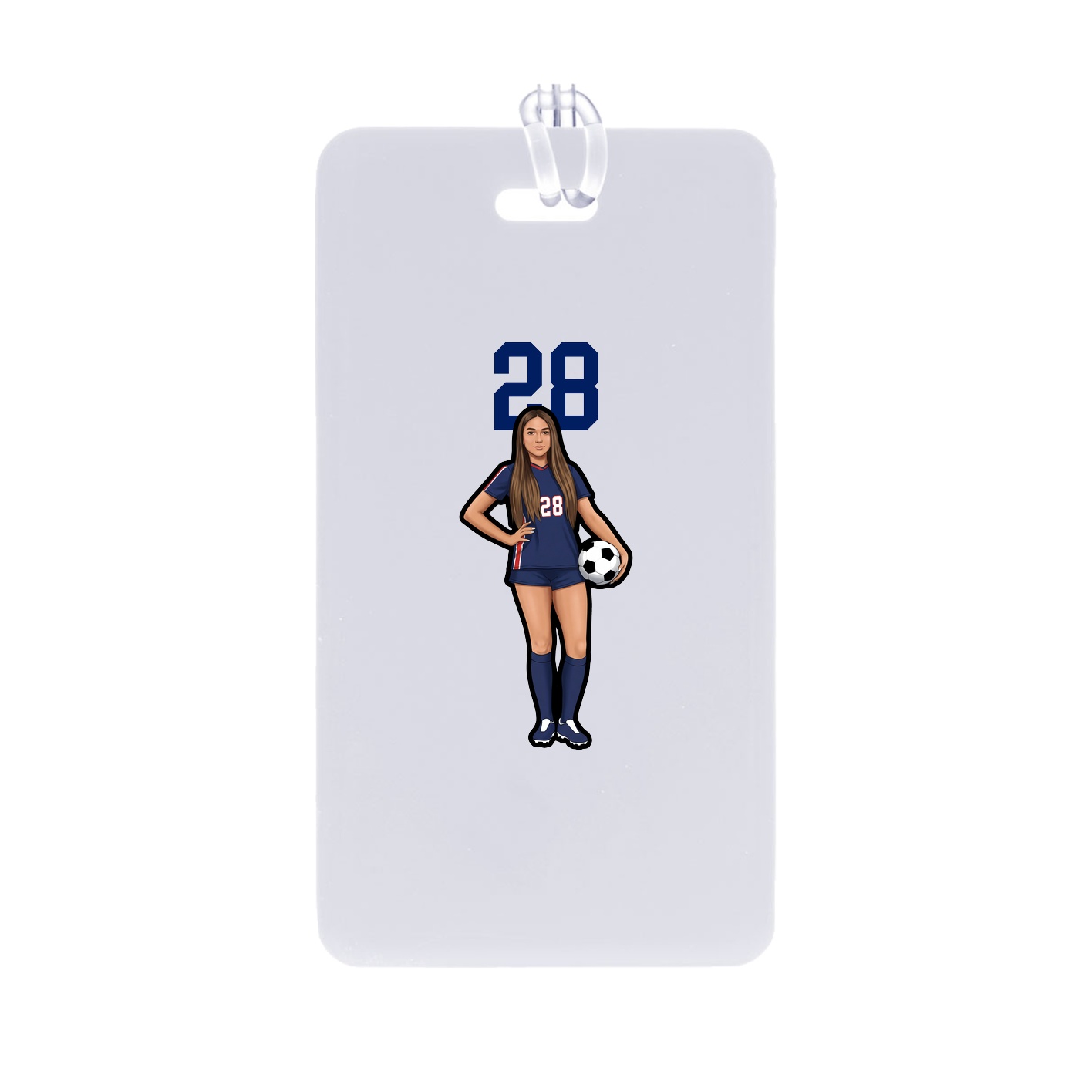 Bag Tag — Number Top in Classic