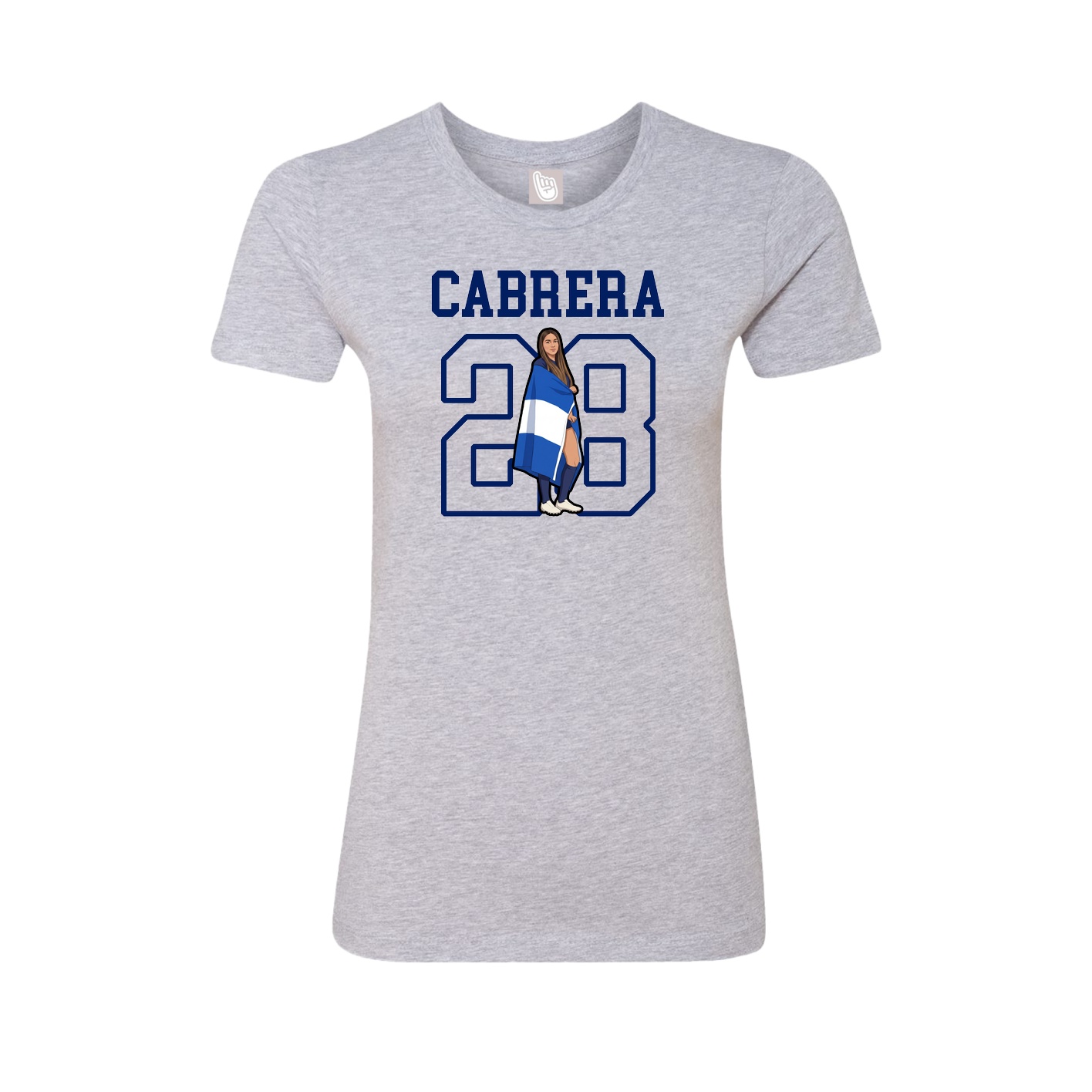 Fitted Women's Tee — Shirsey in Grey